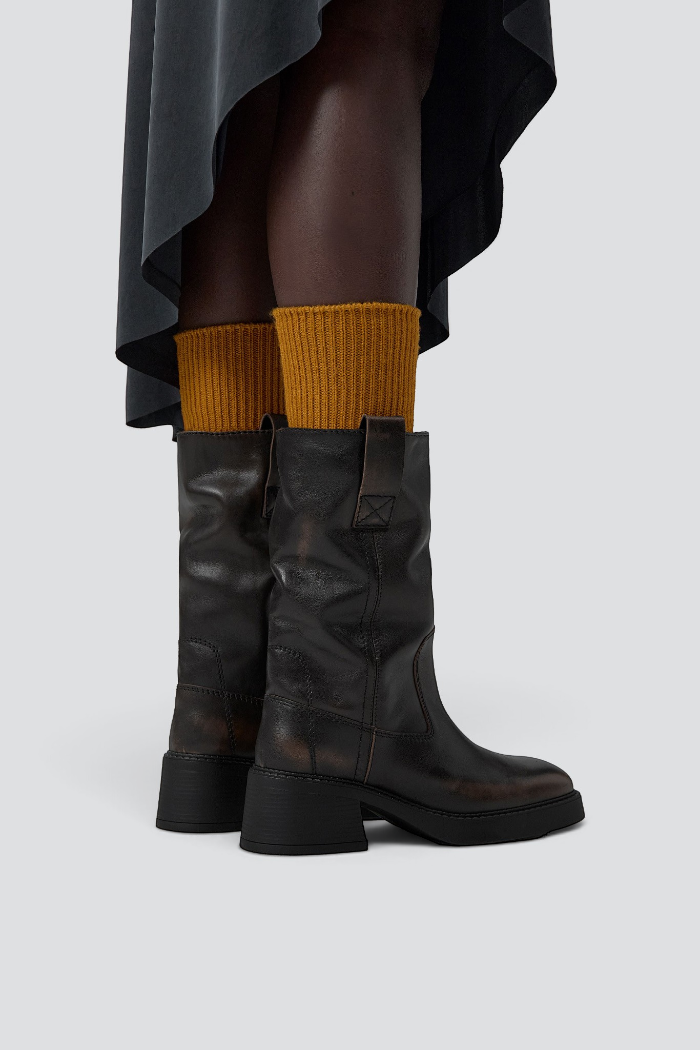 Brushed Brown Inaya Ankle Boot