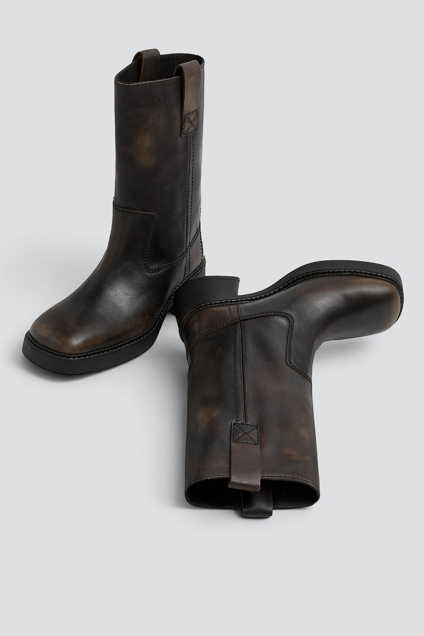 Brushed Brown Inaya Ankle Boot