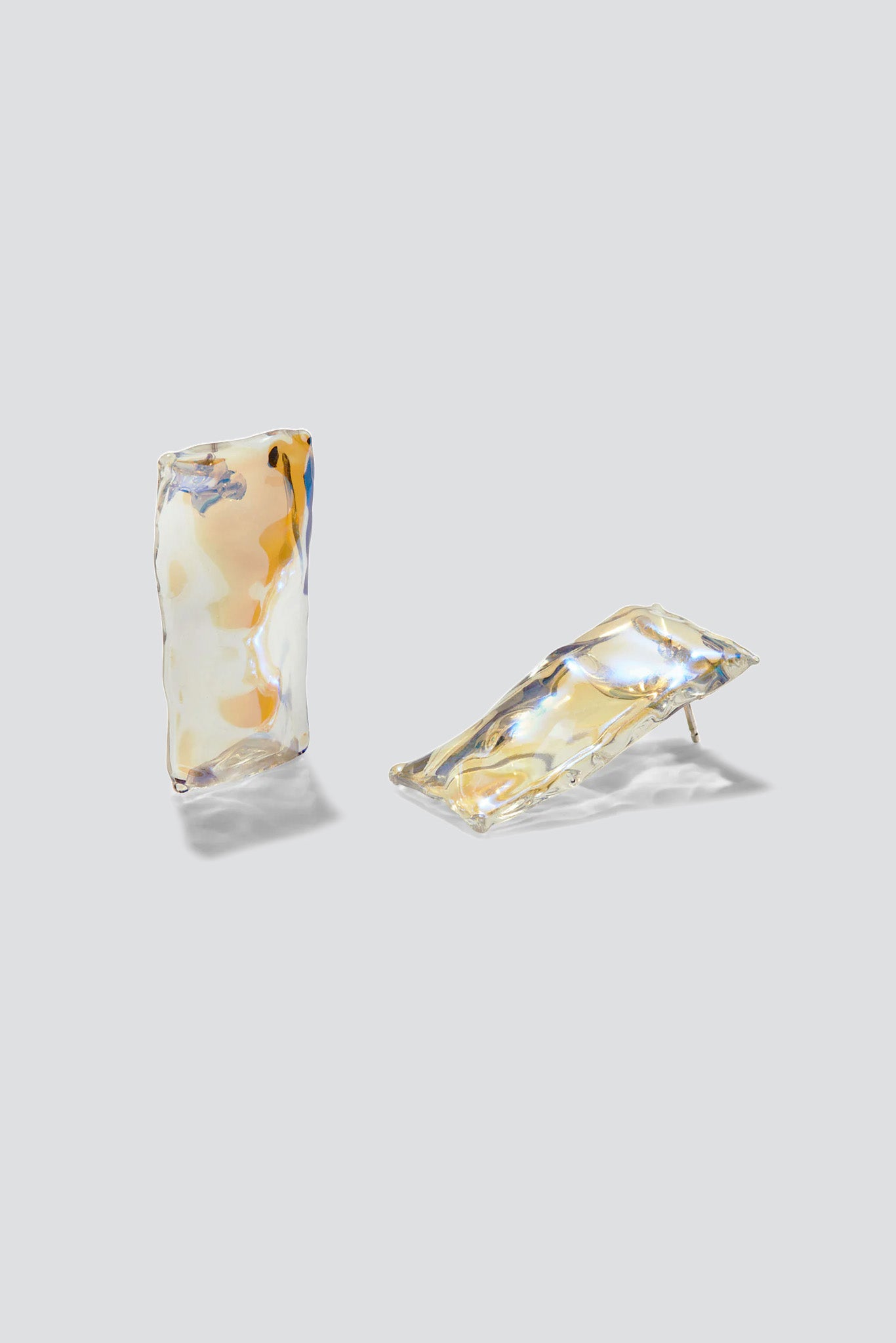 Iridescent Glass River Enigma Earrings