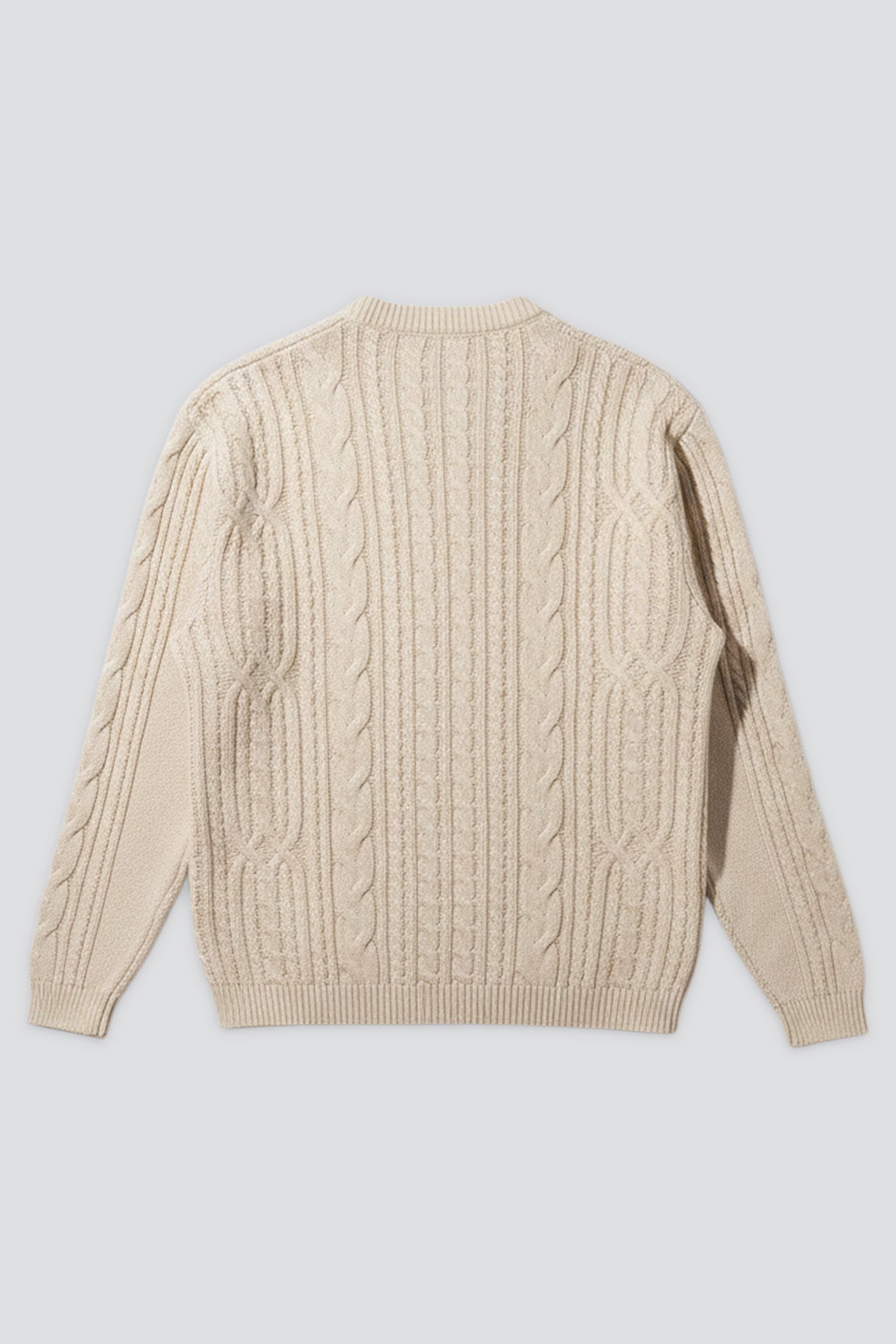Ivory Braided Claridad Sweater