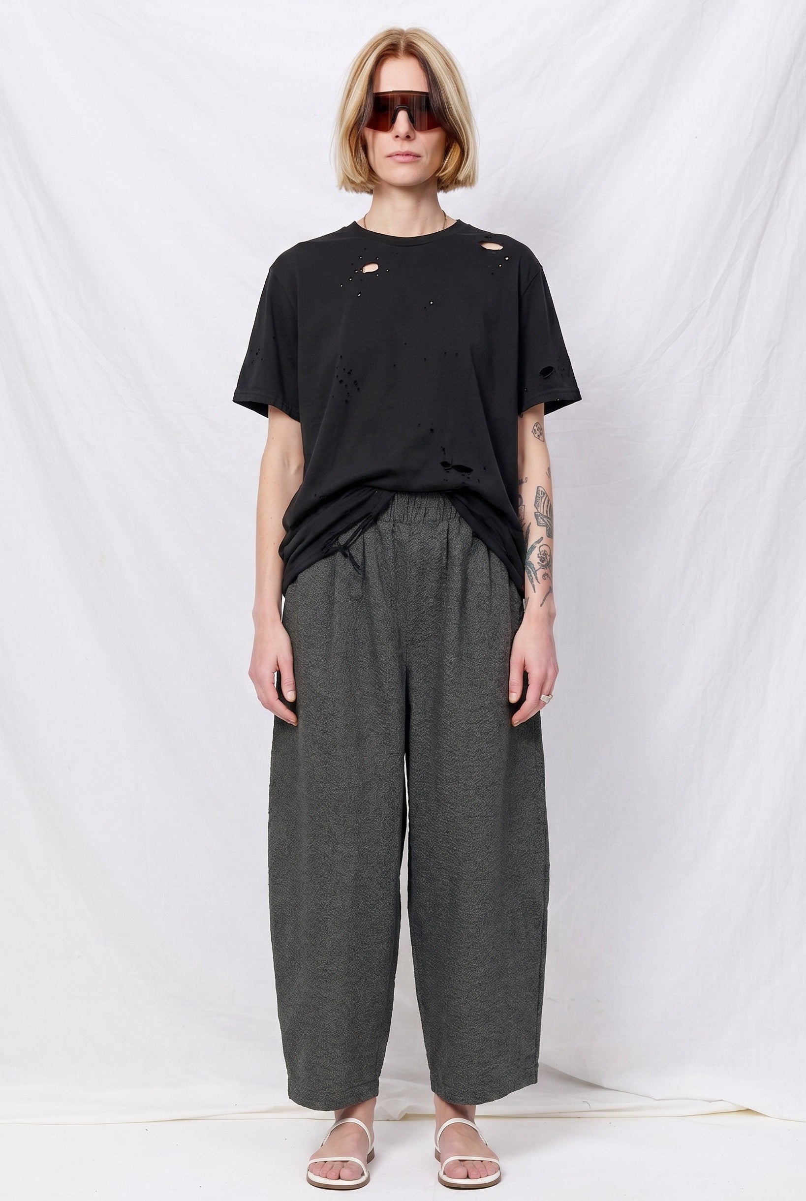 Steel Wide Pants