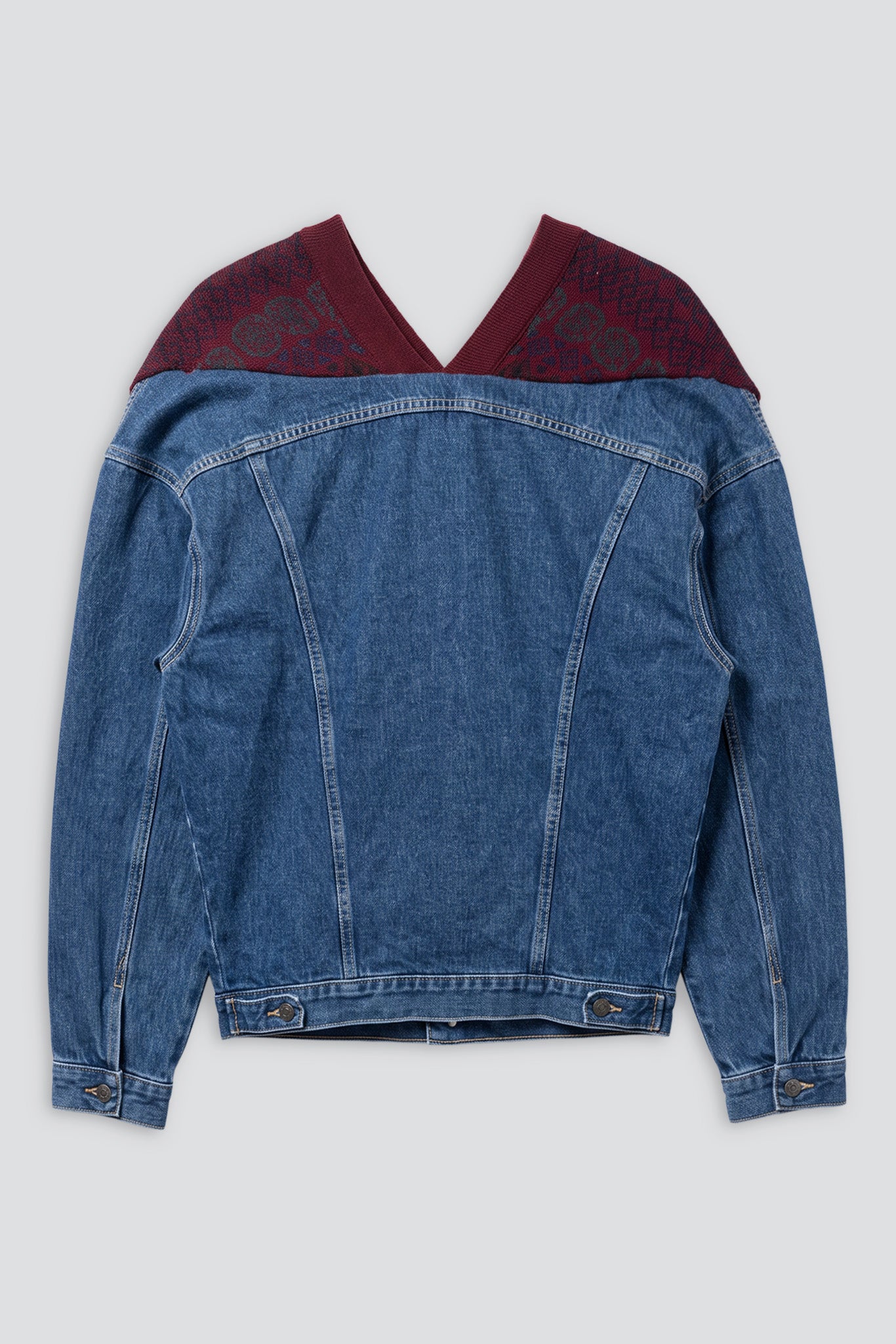 Dark Denim 4161 Jeansmeetsknit Cardigan