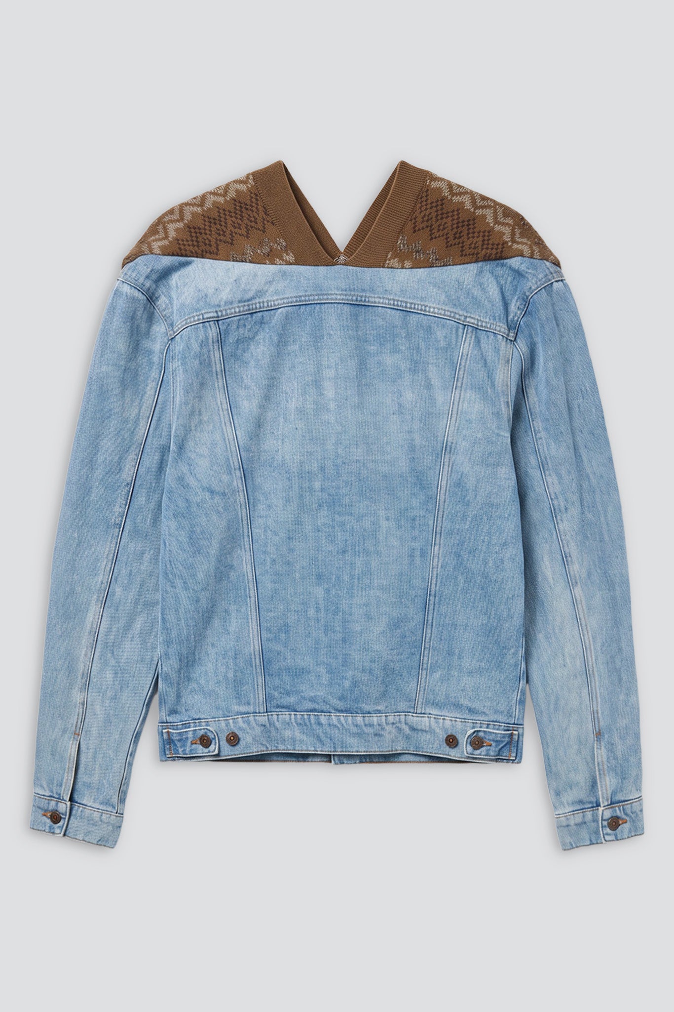Dark Denim 4161 Jeansmeetsknit Cardigan