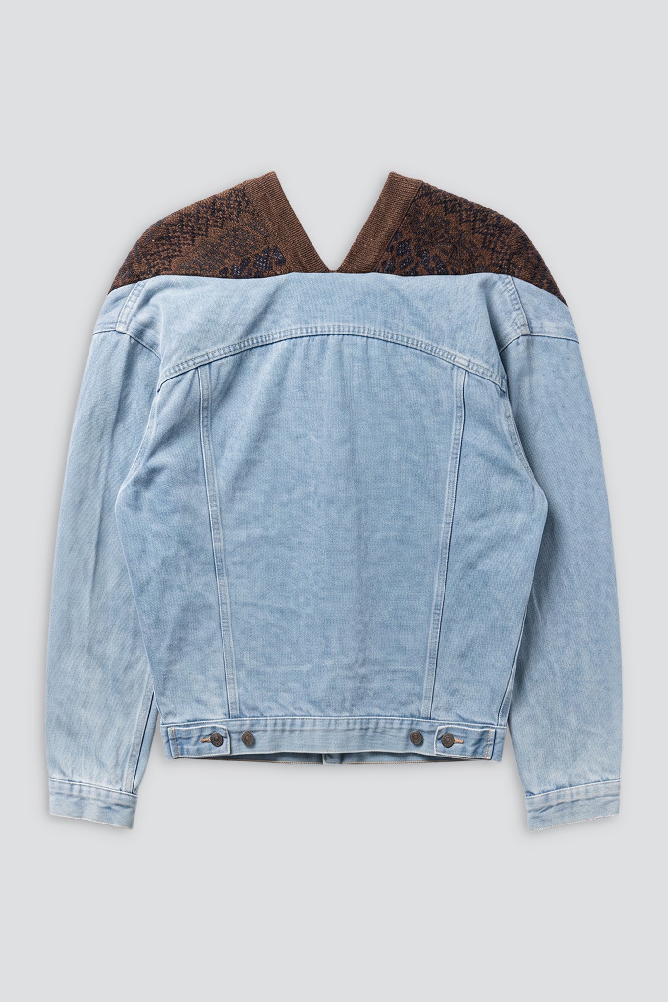 Dark Denim 4161 Jeansmeetsknit Cardigan