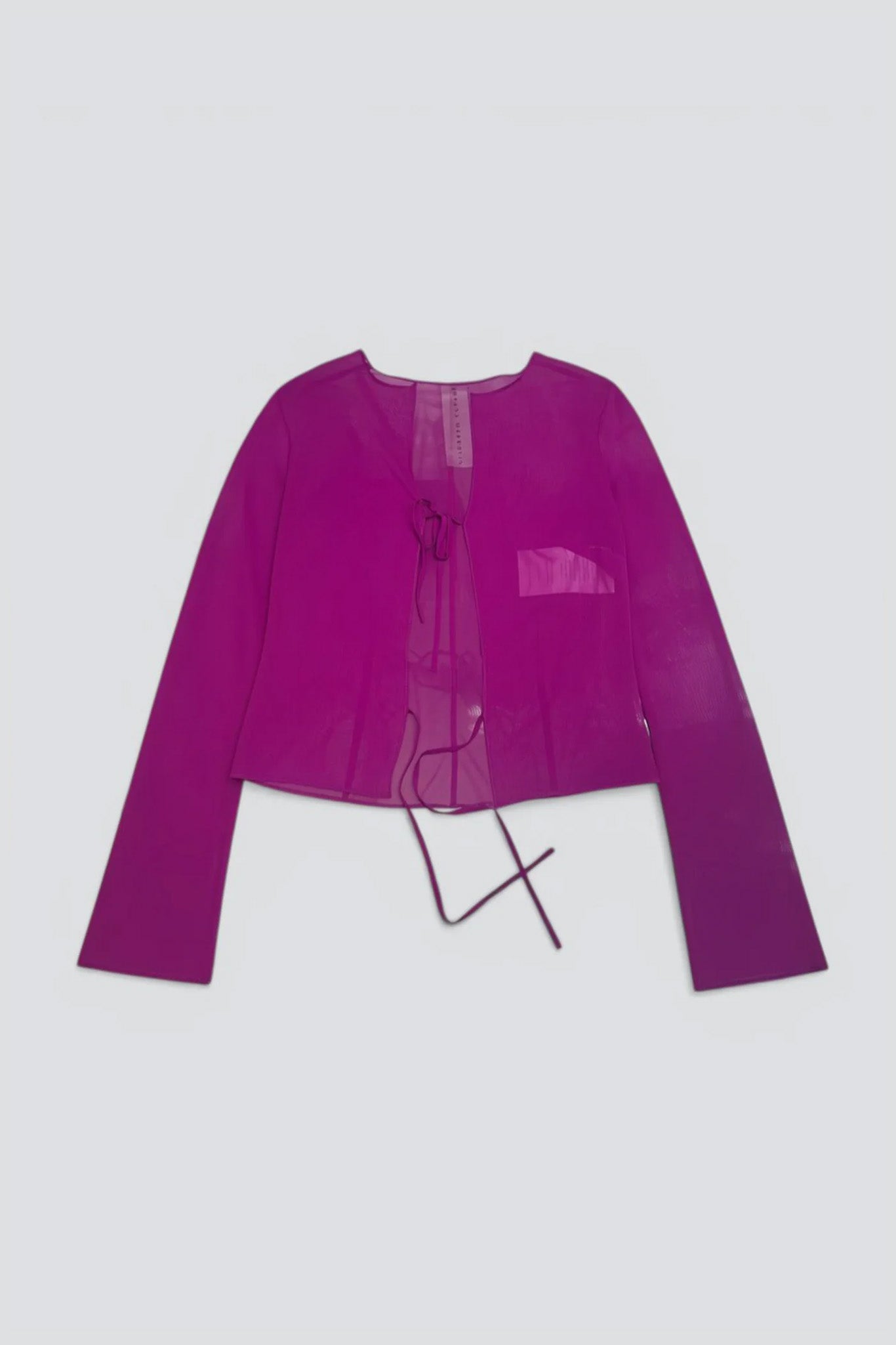 Fuchsia Silk Blouse