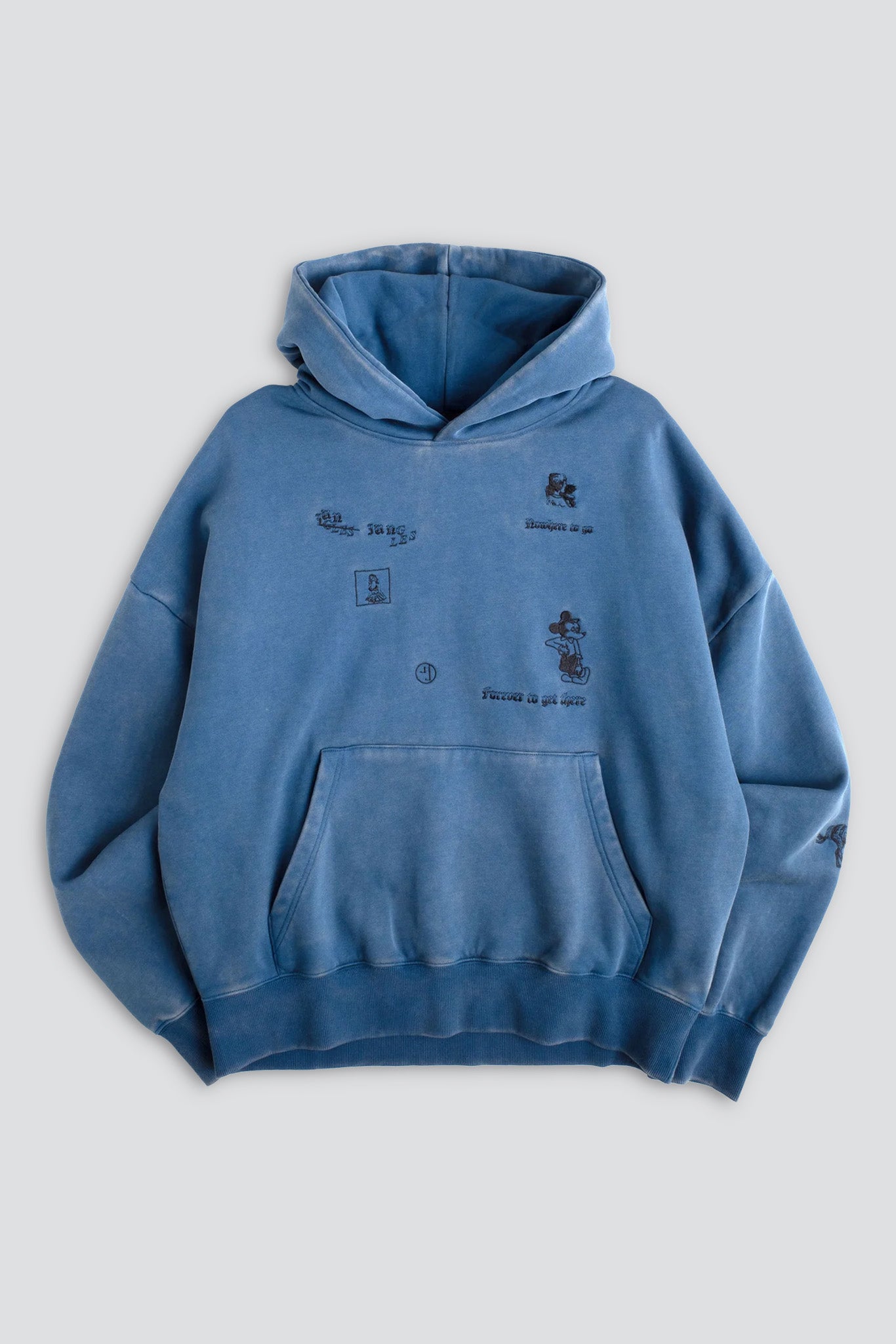 Blue Nowhere To Go Hoodie