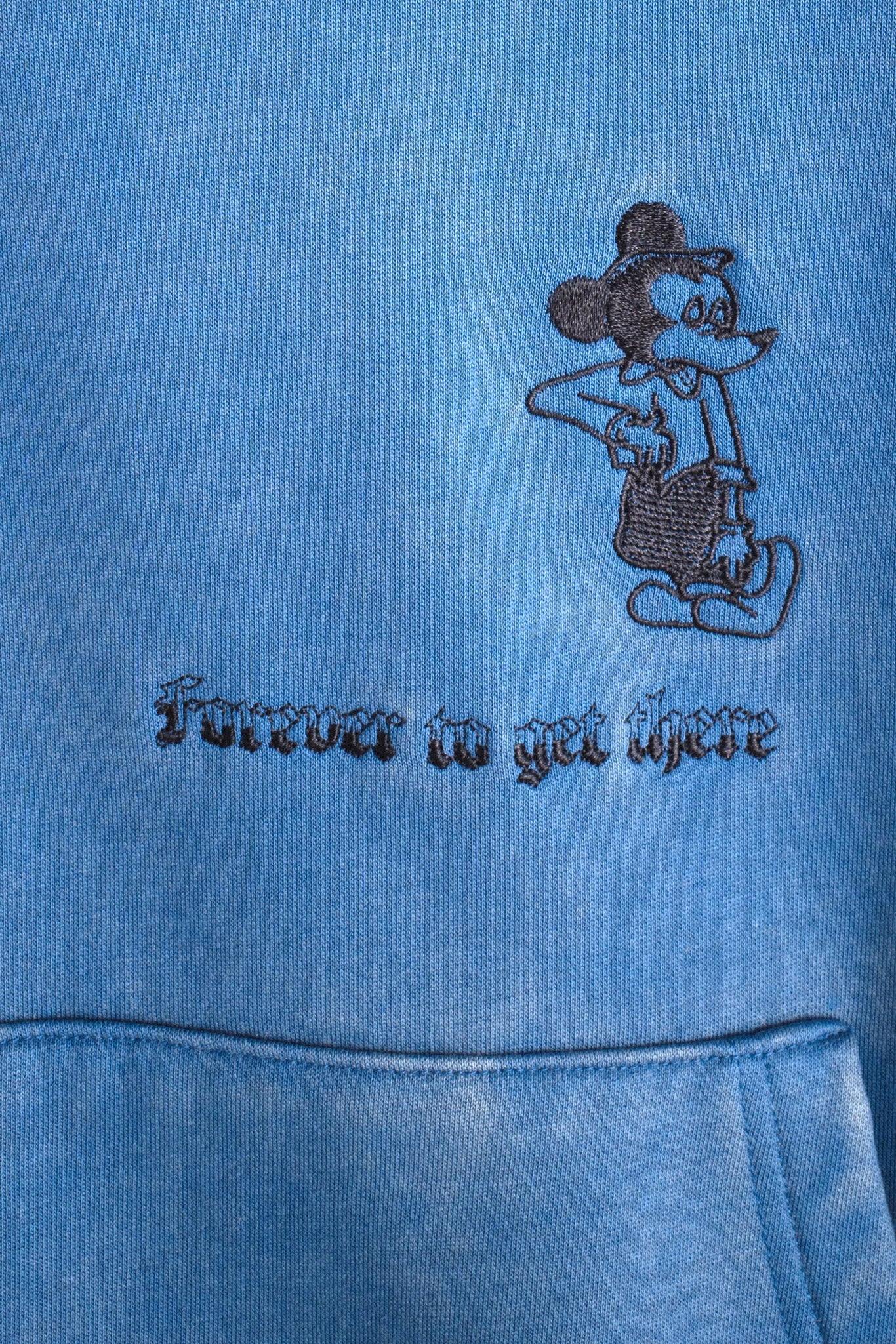 Blue Nowhere To Go Hoodie