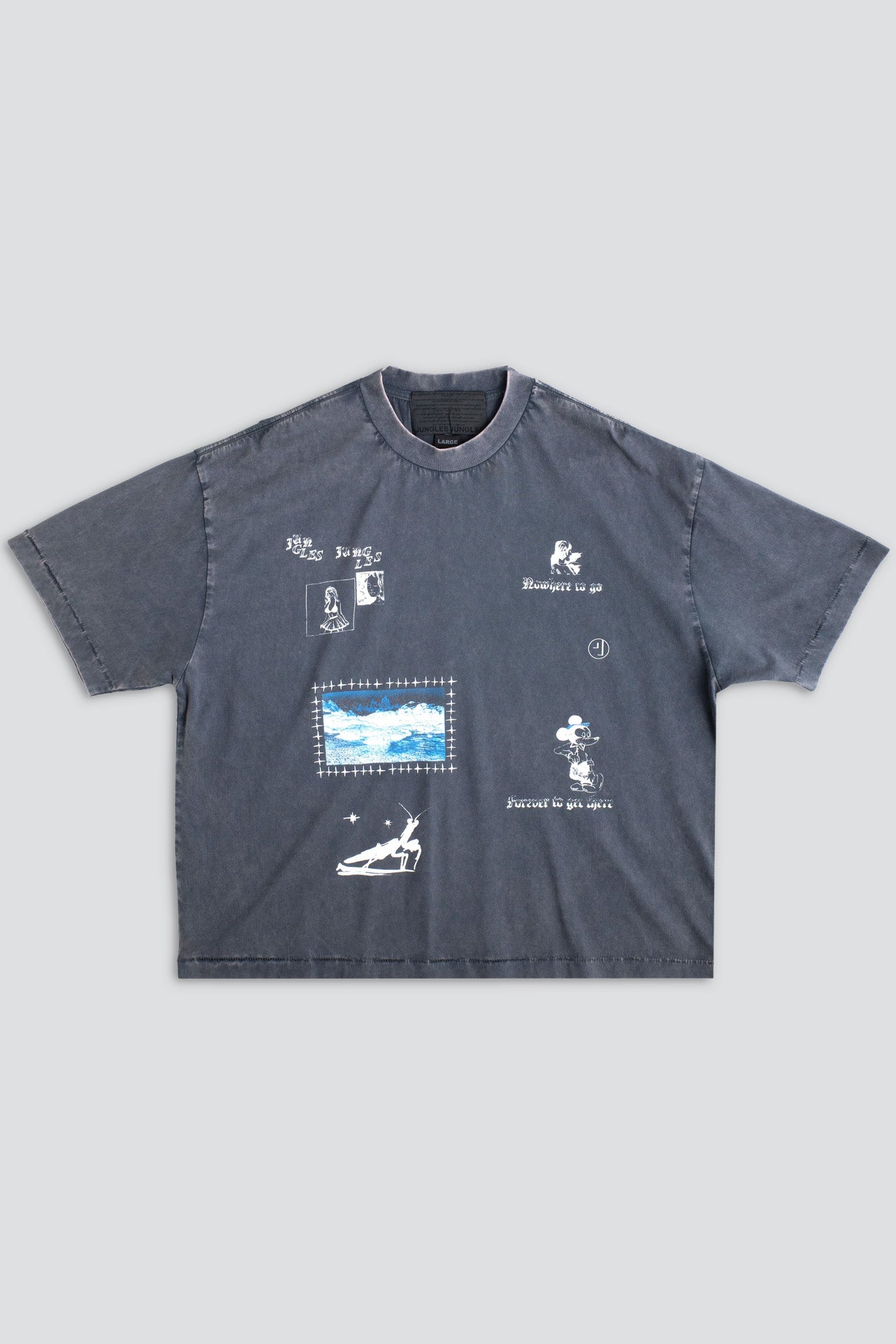 Vintage Blue Nowhere To Go Tee