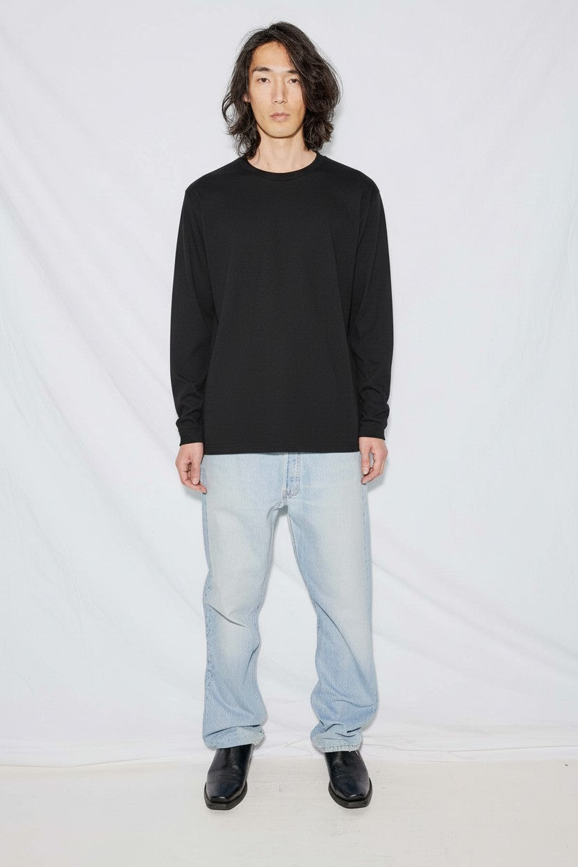 Black Baja Long Sleeve Tee