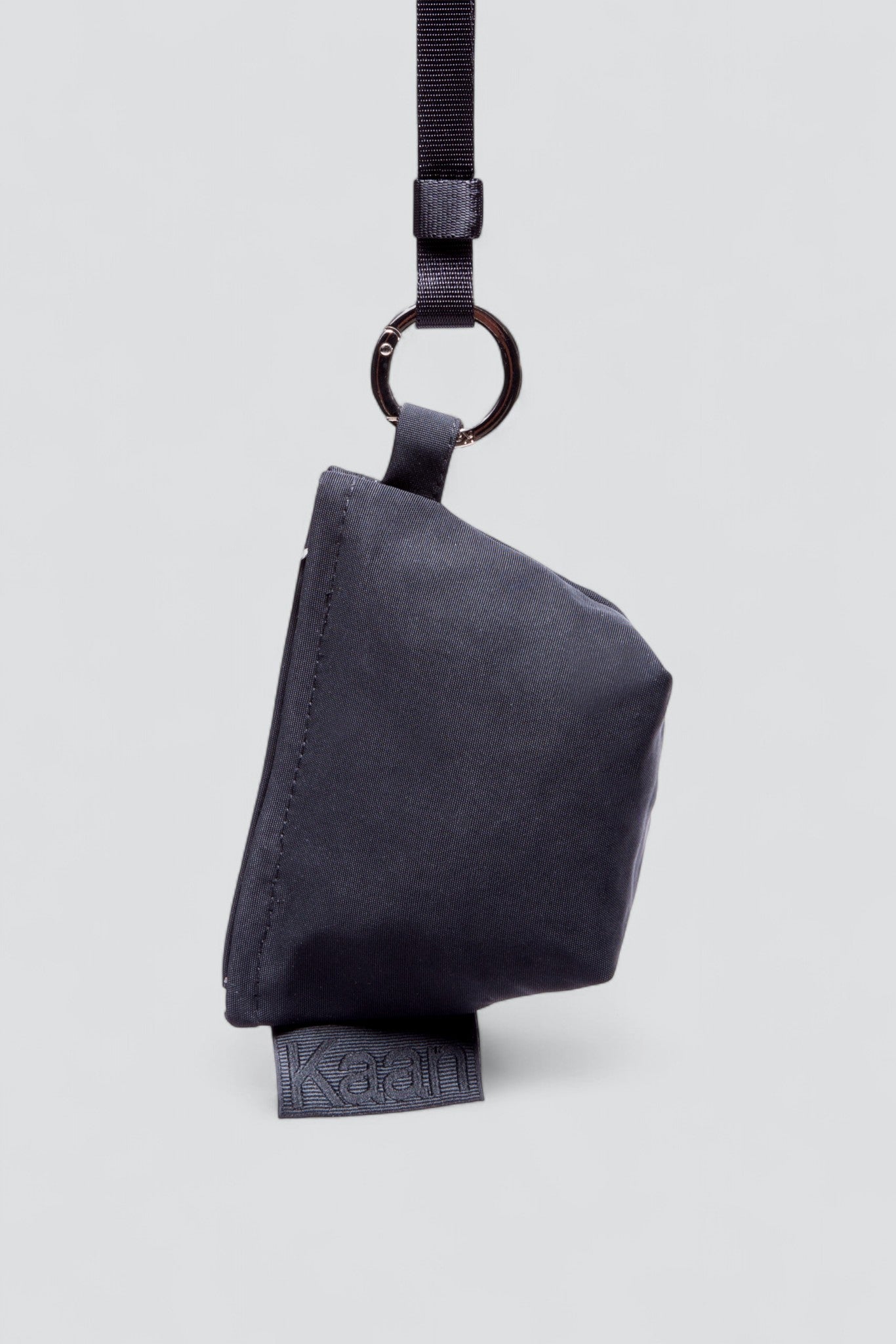 Black Nylon Mini Lanyard Pouch
