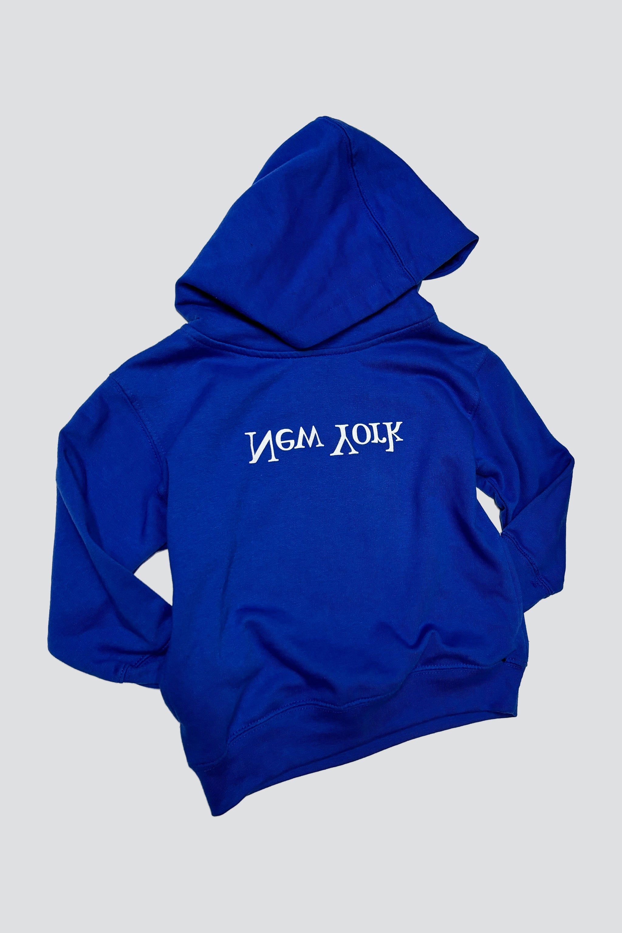 Cobalt Blue Kids New York Logo Hoodie