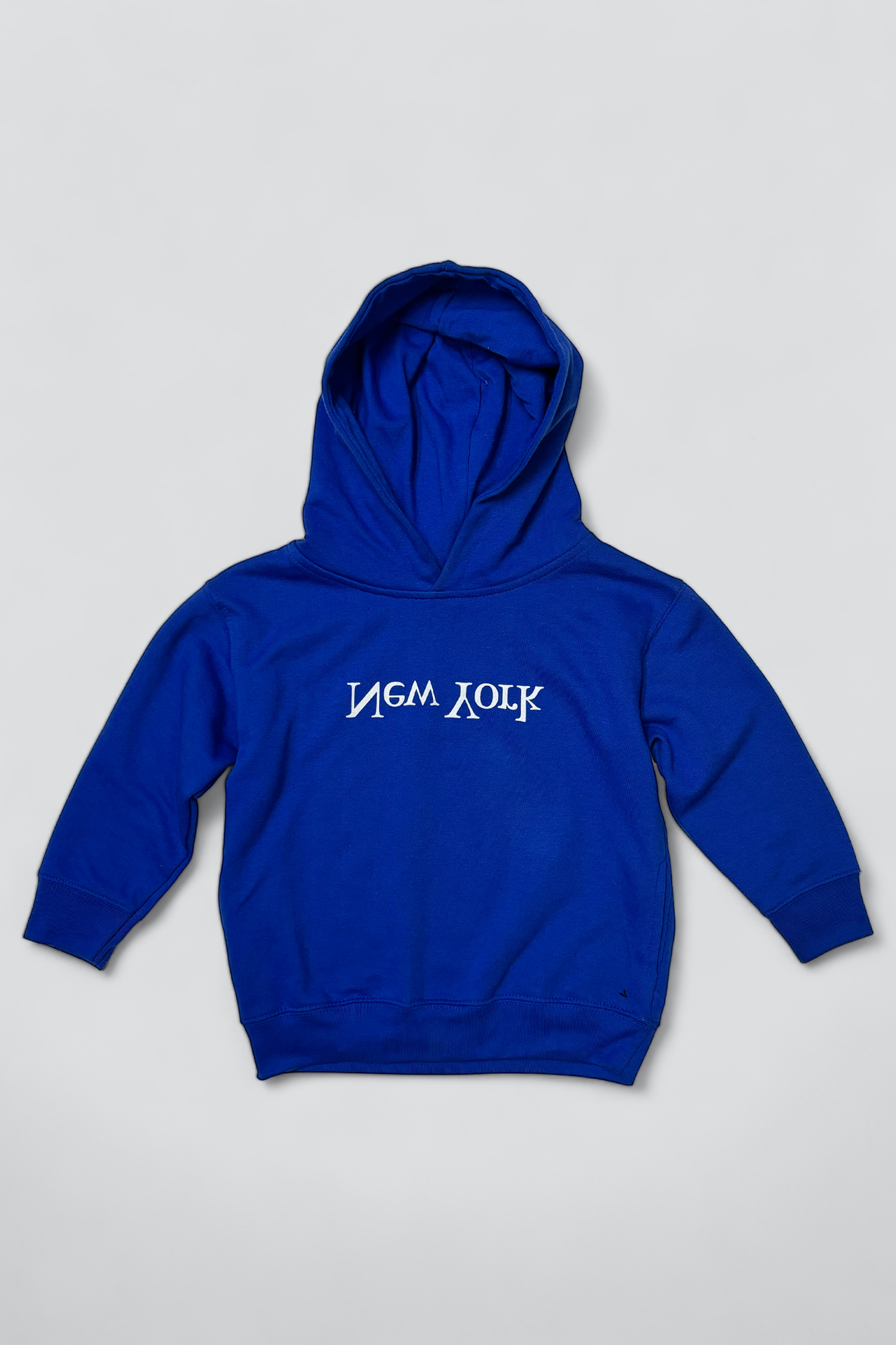 Cobalt Blue Kids New York Logo Hoodie