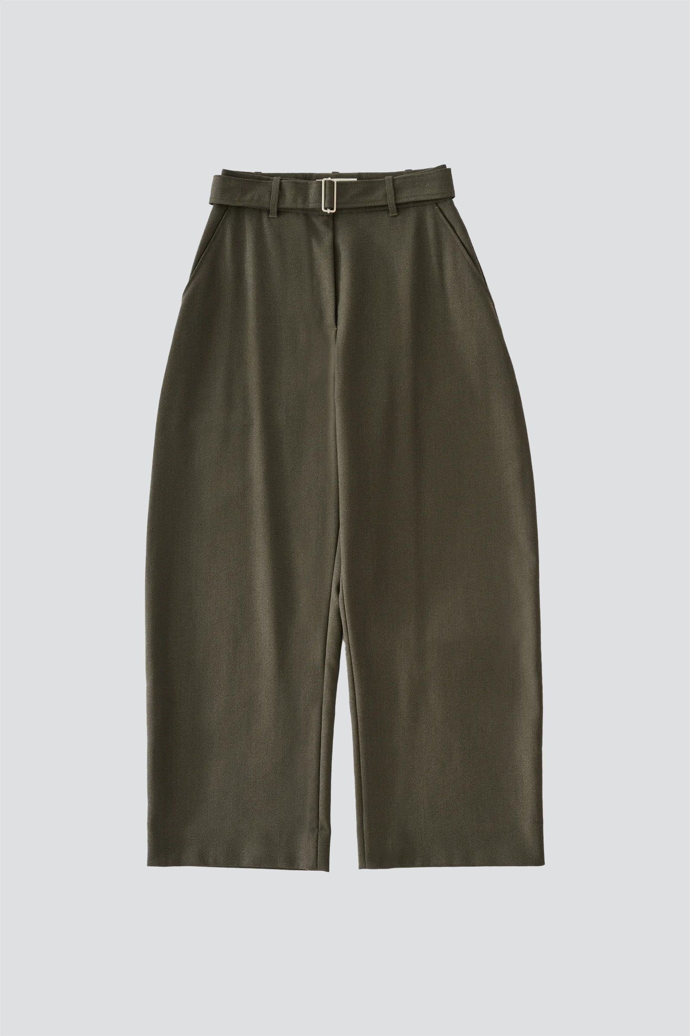 Kelp Belted Round Leg Pant