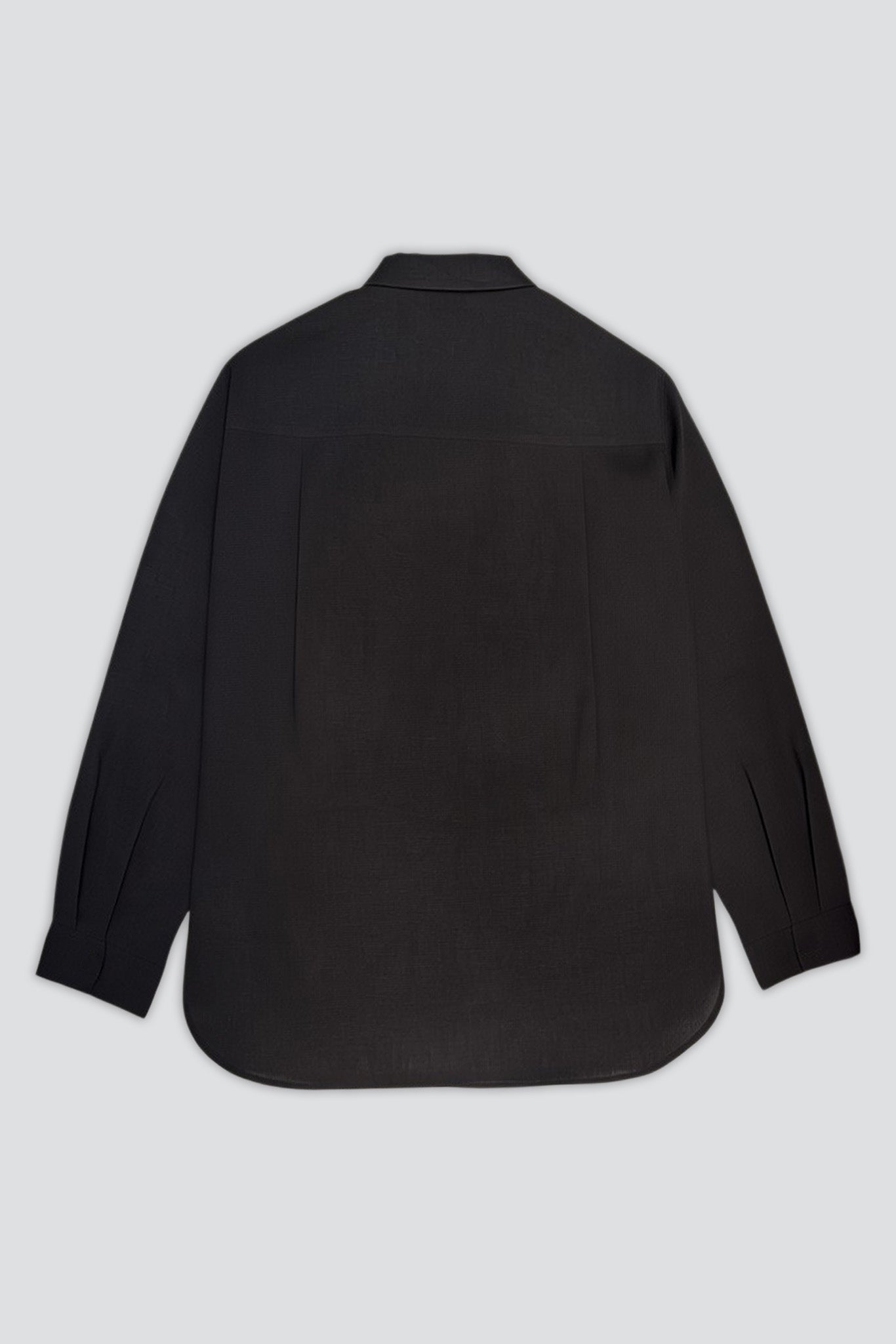 Khaki Grey Linen Oversized Shirt