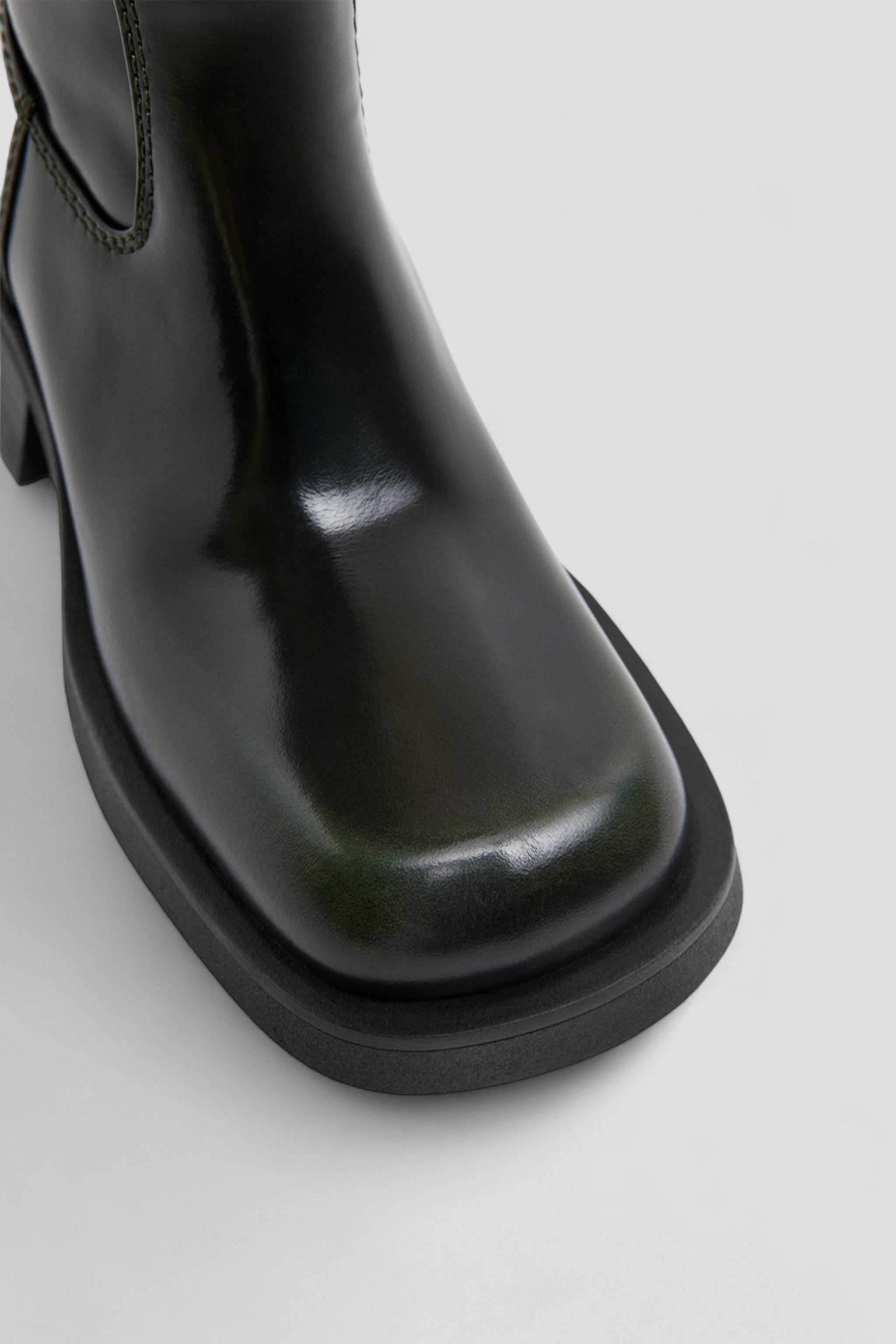 Khaki Pull Yolanda Ankle Boots