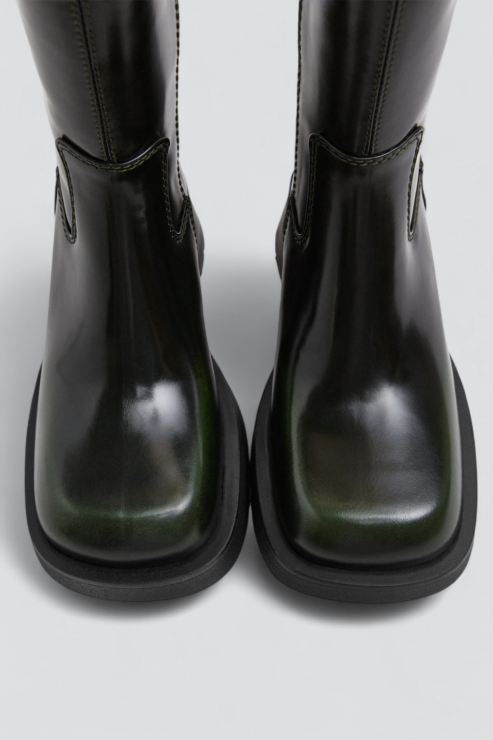 Khaki Pull Yolanda Ankle Boots