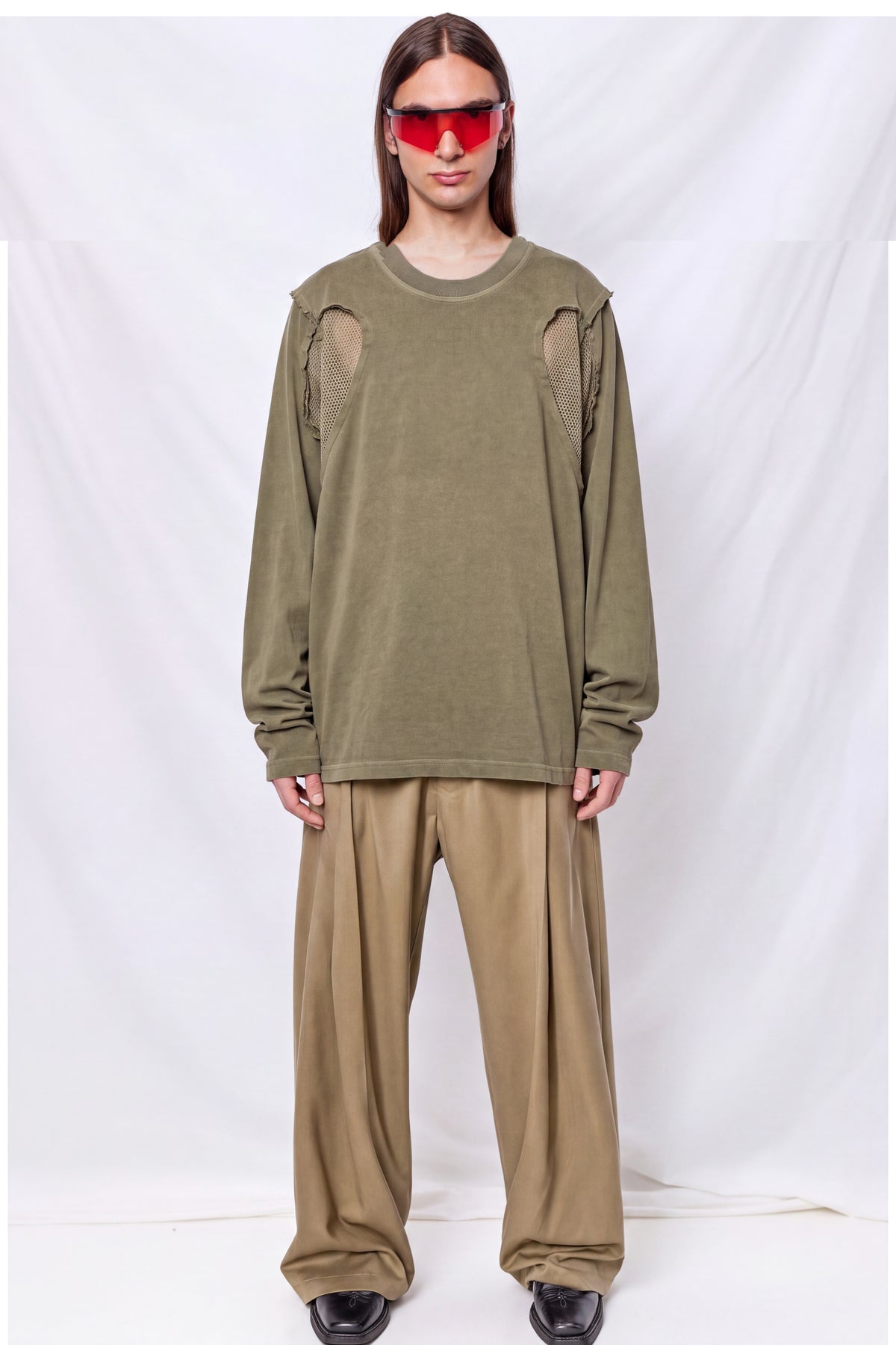 Khaki Racer Longsleeve