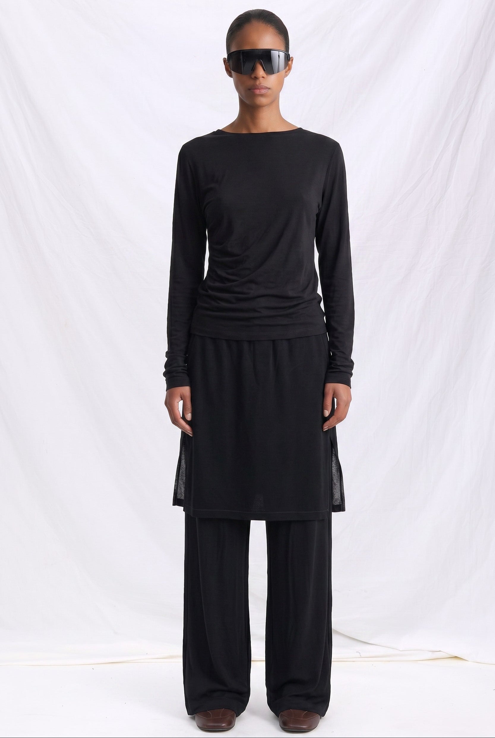 Black Layer Pants
