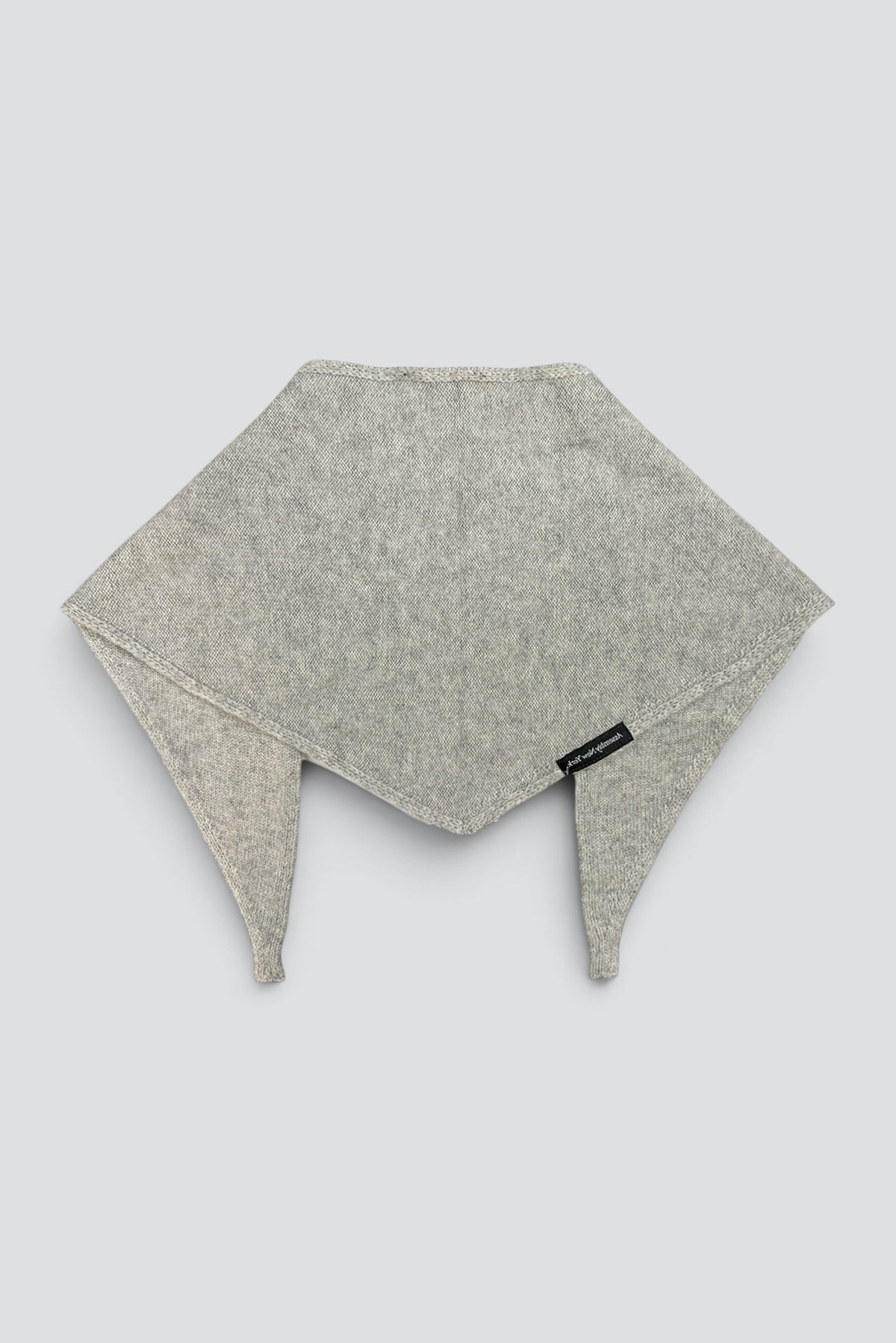 Light Grey Cashmere Triangle Scarf