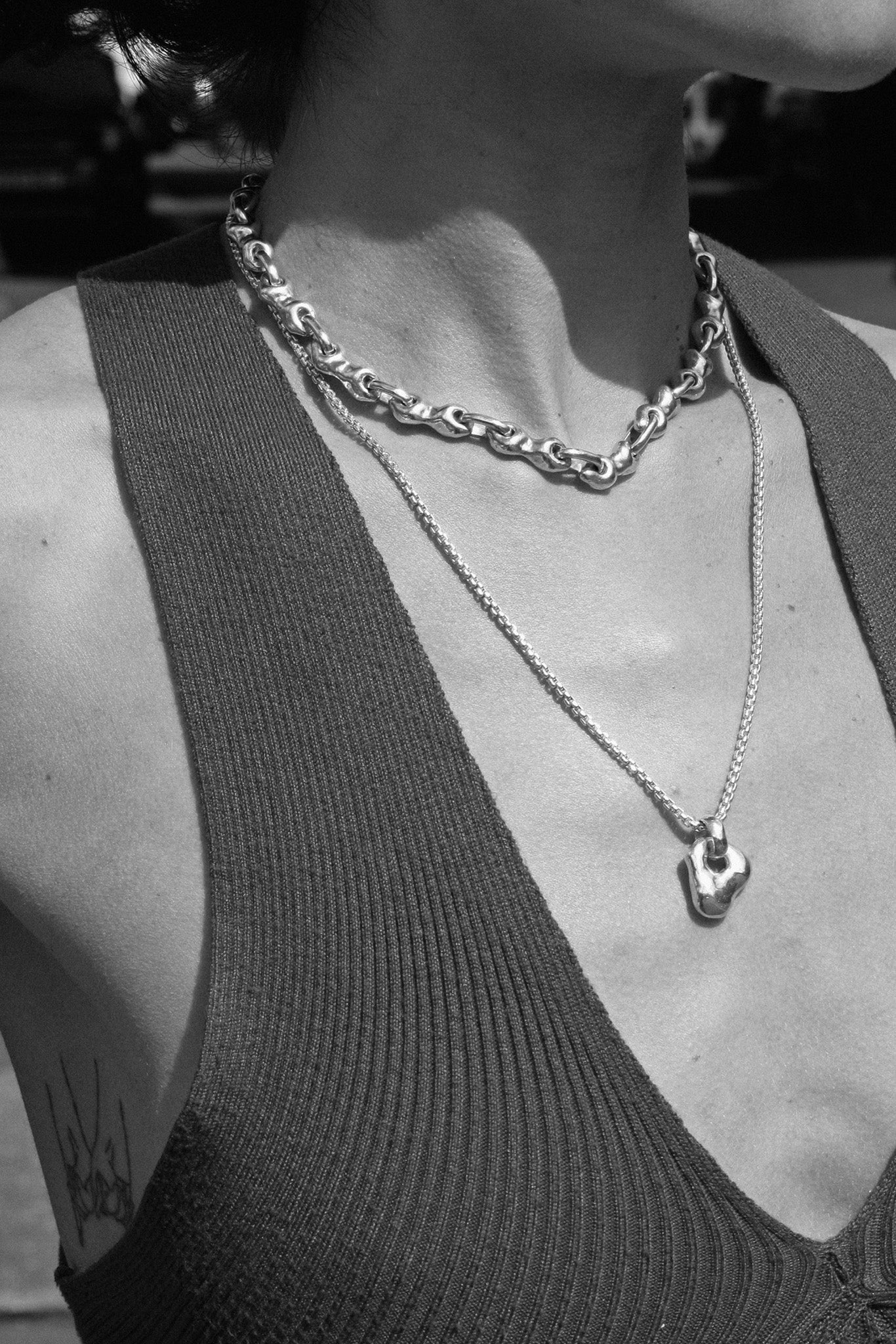 Sterling Link Necklace