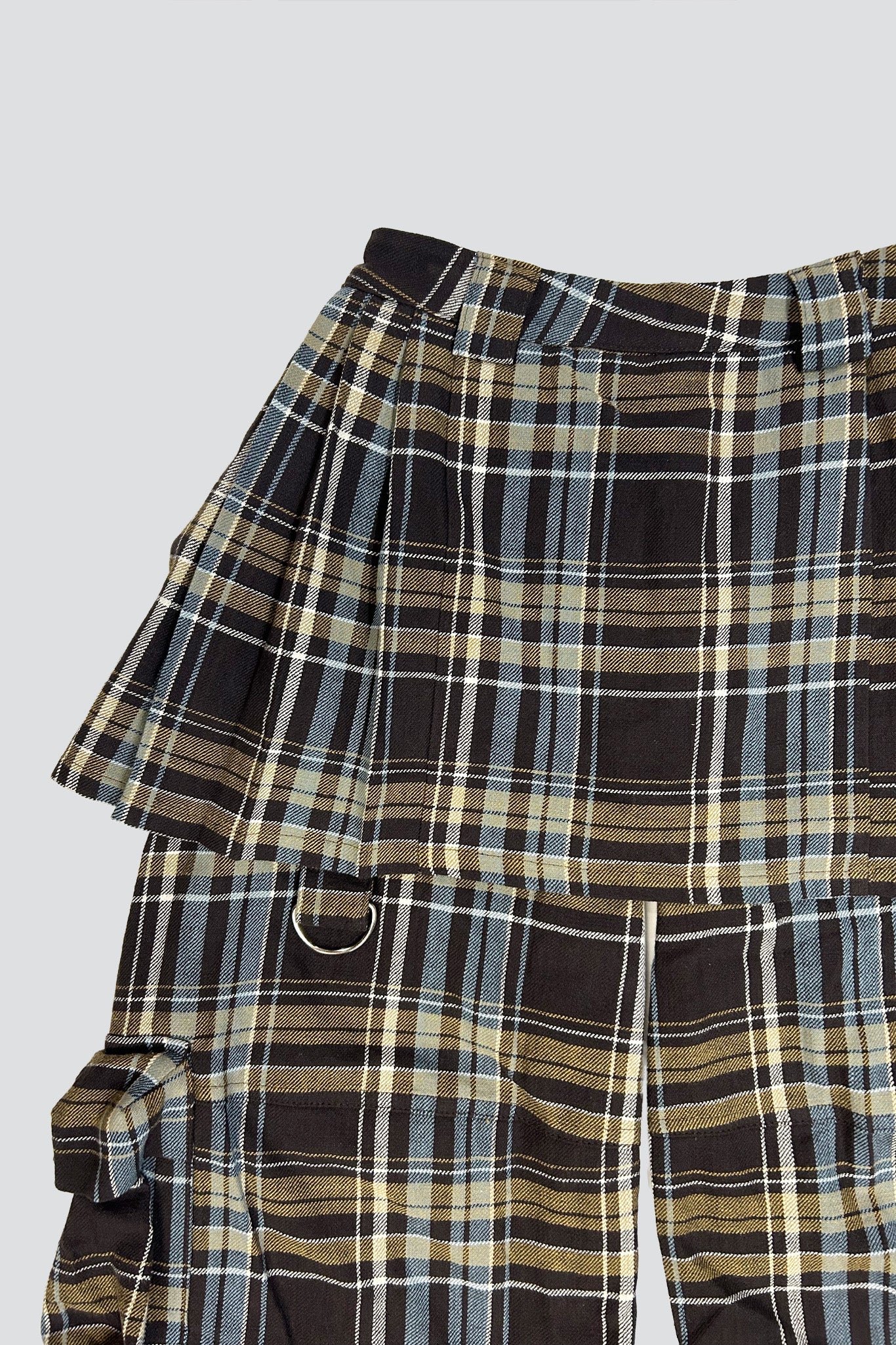 Loam Plaid Lawn Skirt Cargo Pant
