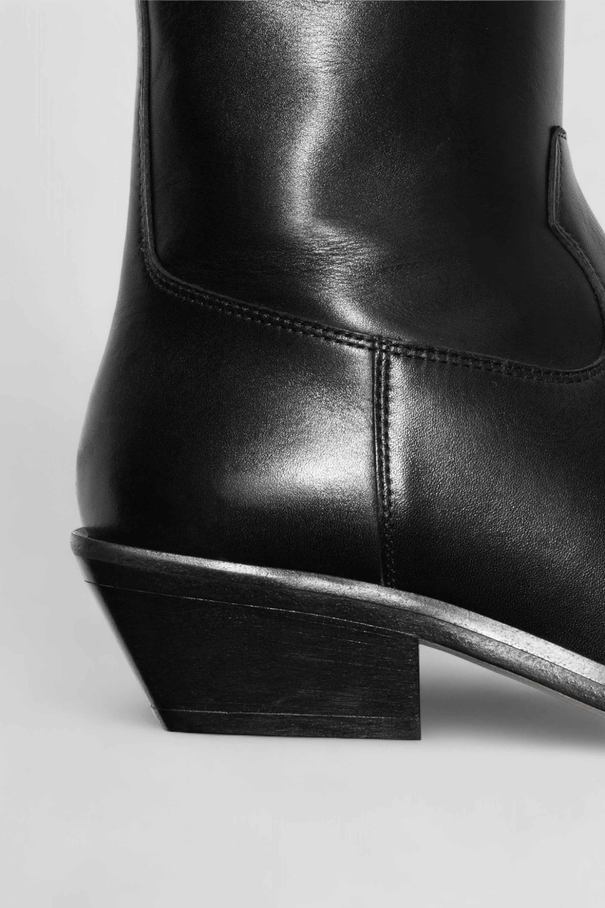Black Luis Calf Leather Boot