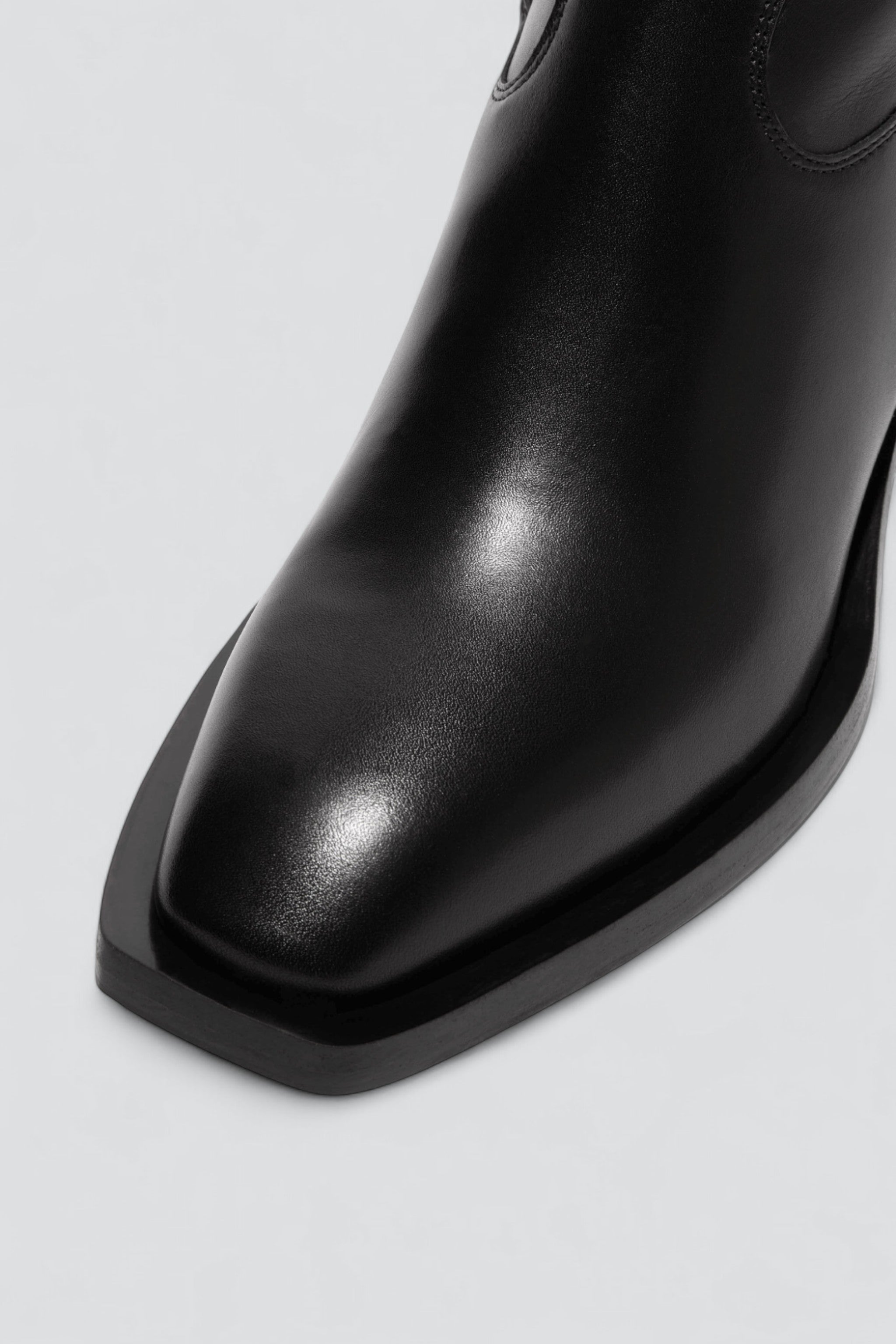 Black Luis Calf Leather Boot
