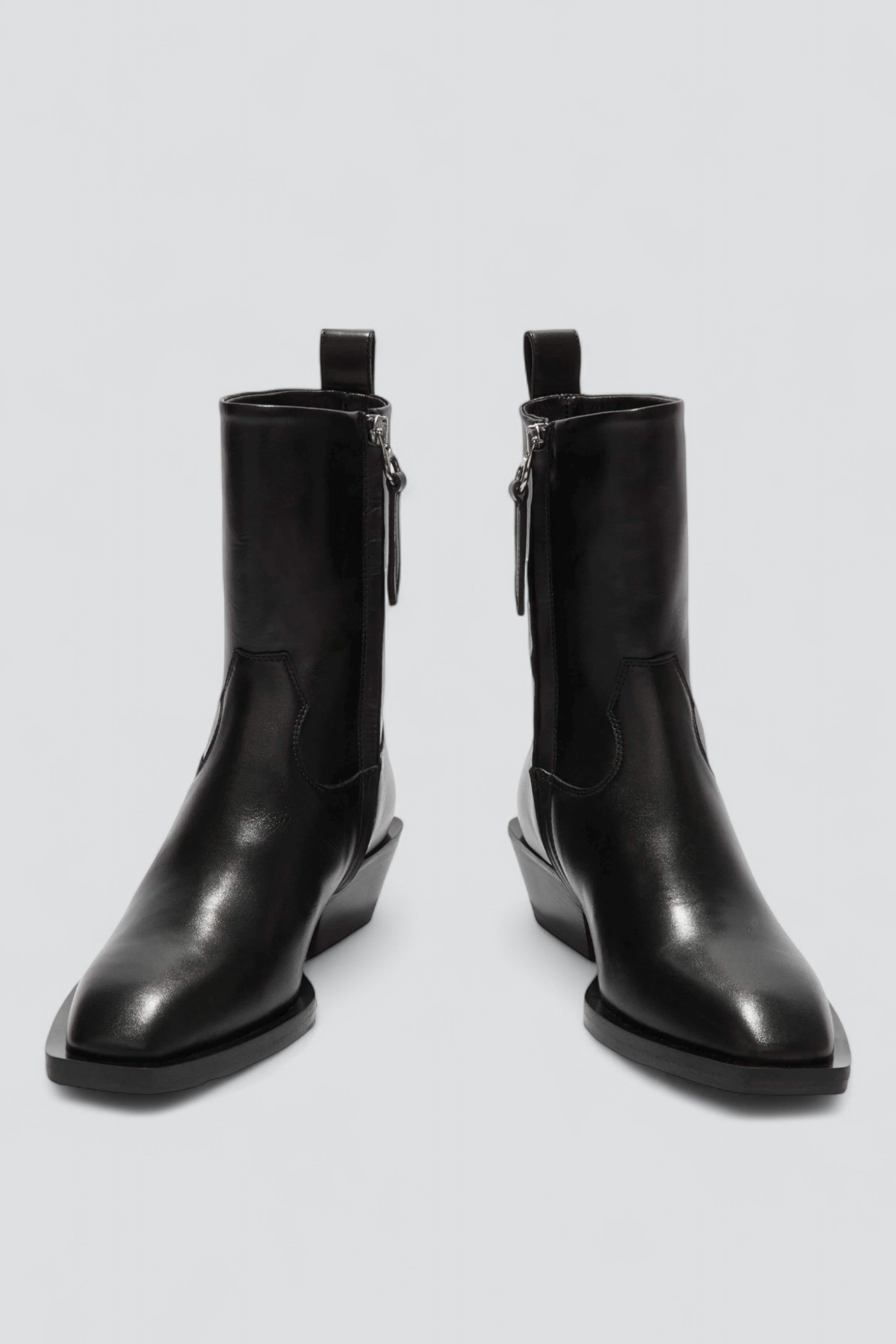 Black Luis Calf Leather Boot