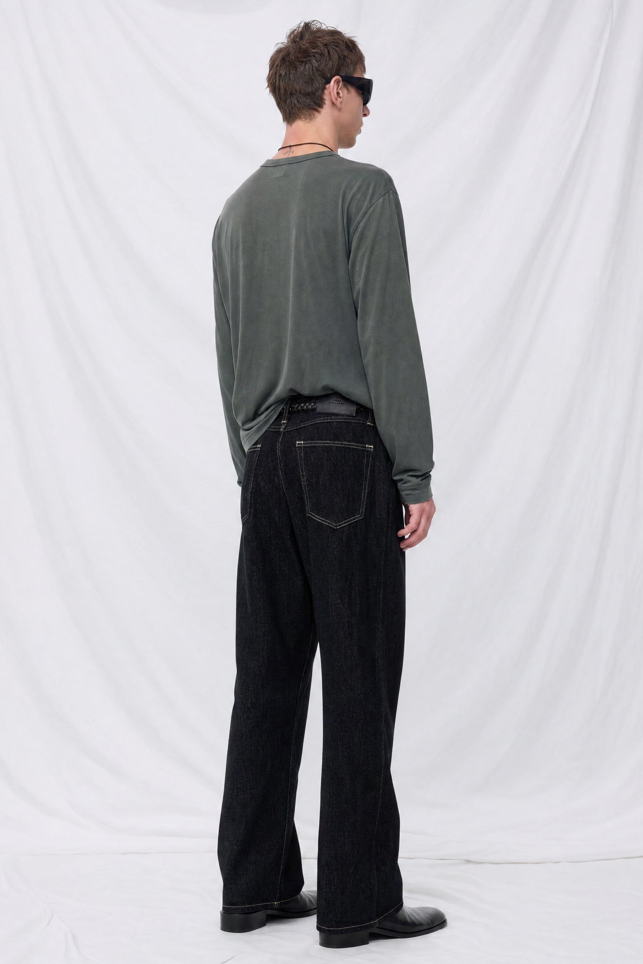 Black/White Weft Marylebone Denim Pant