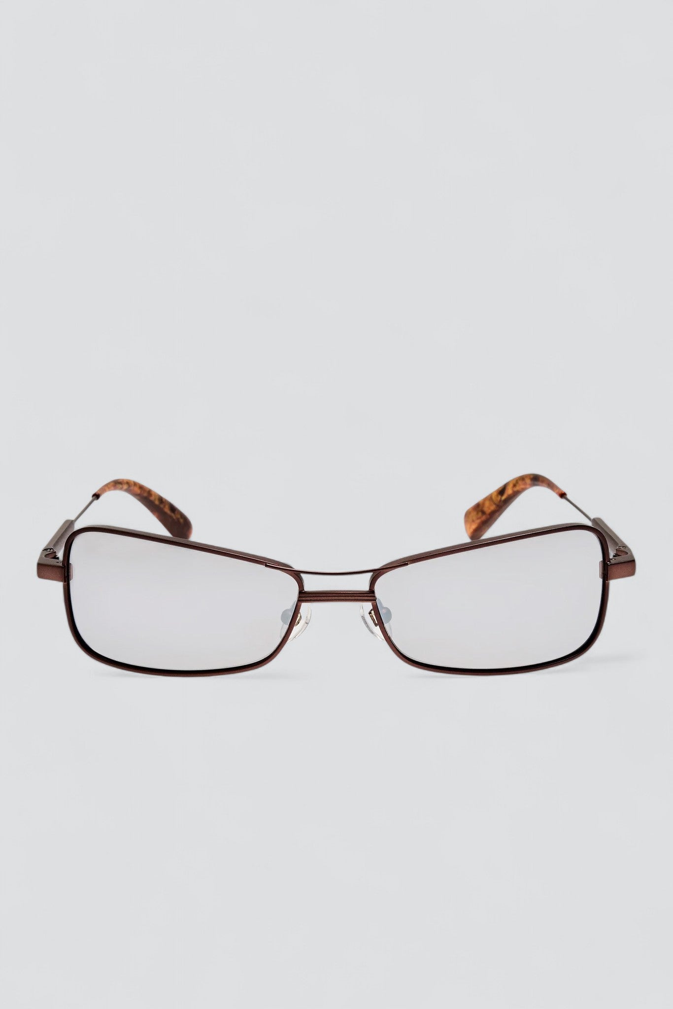 Matt Brown/Wood/Silver Stazione Sunglasses