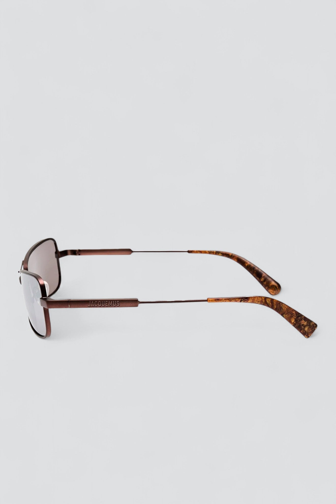 Matt Brown/Wood/Silver Stazione Sunglasses