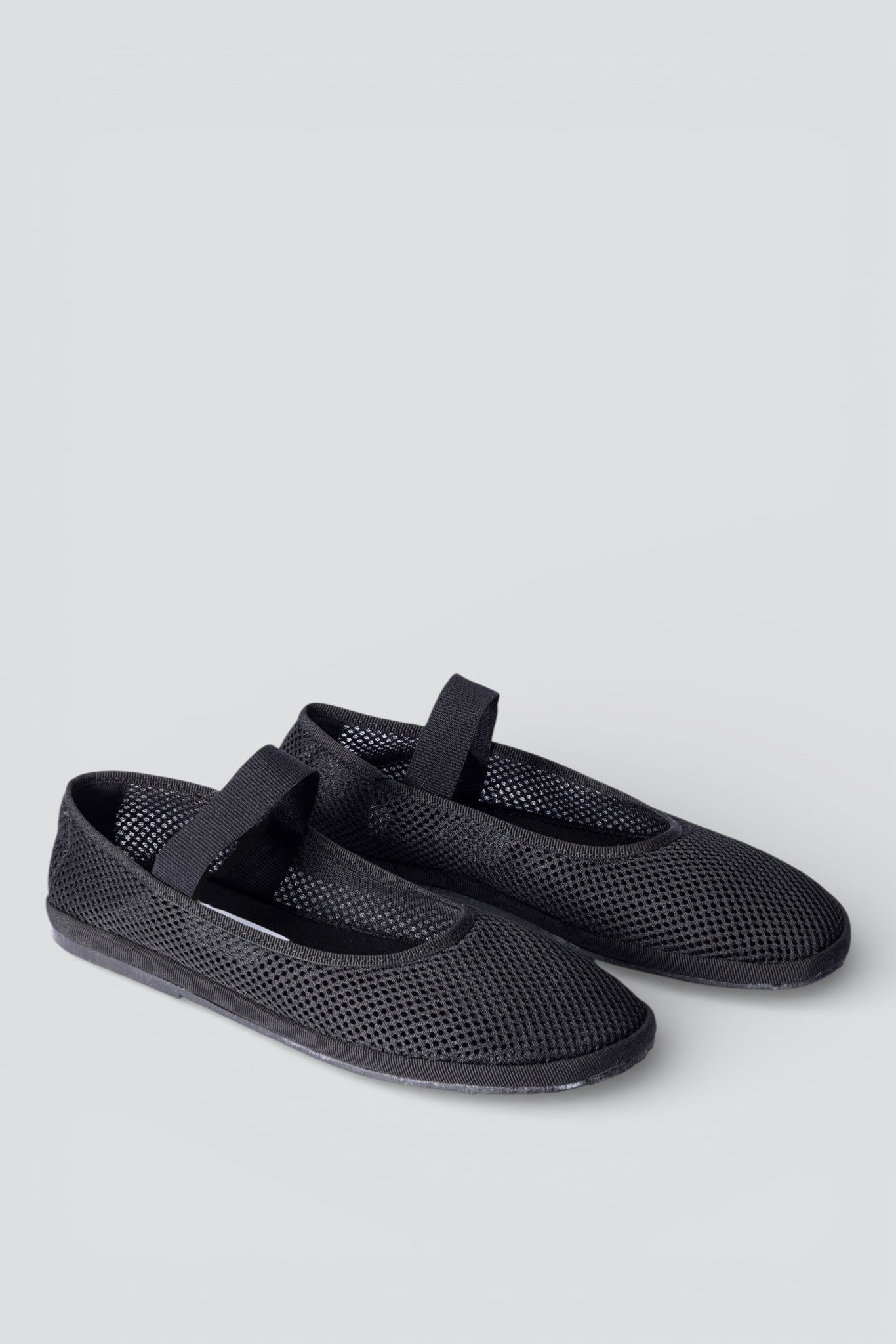 Black Mesh Honeycomb Ballet Round Elastic