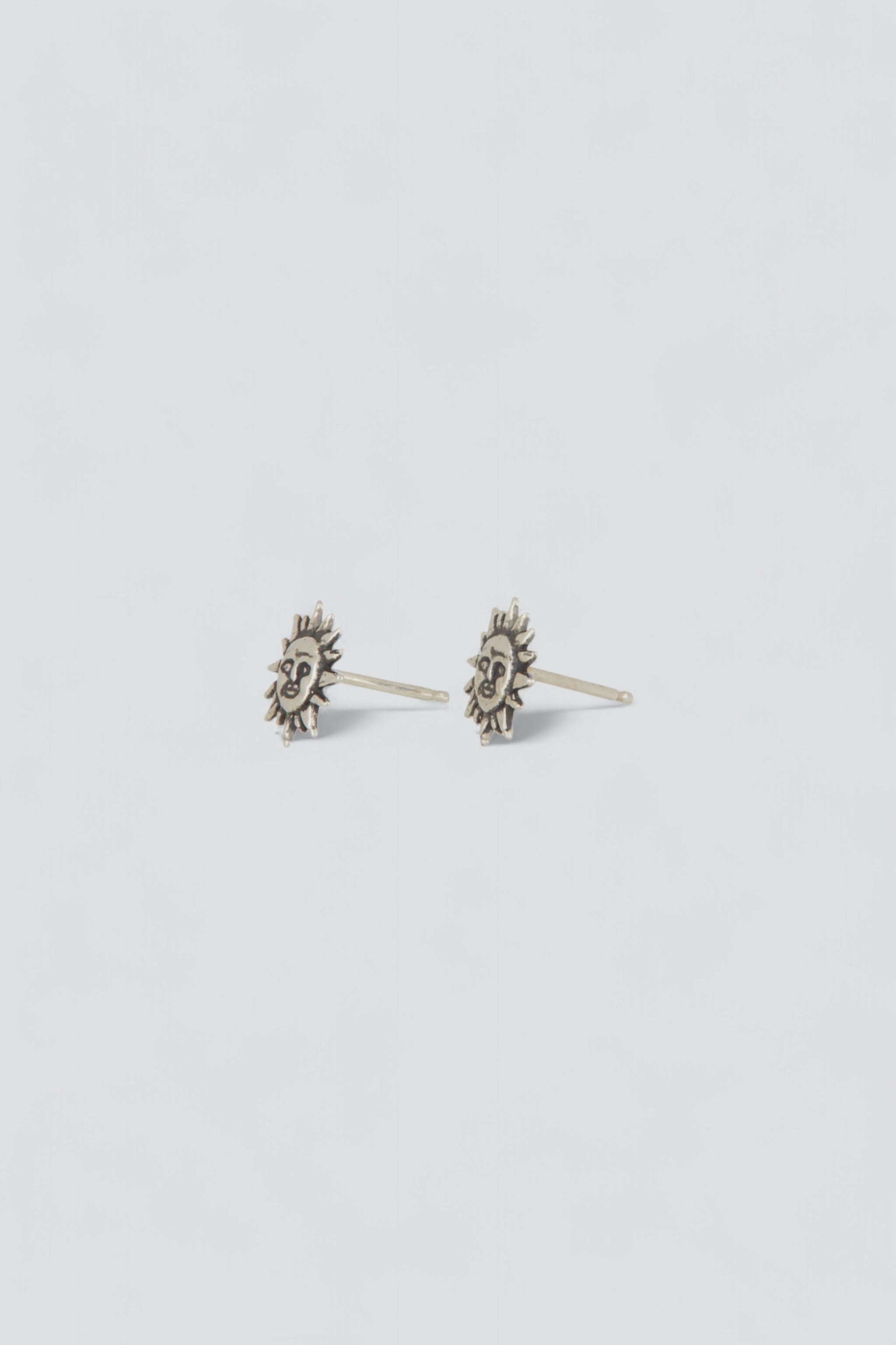 Silver Mini Soleil Stud