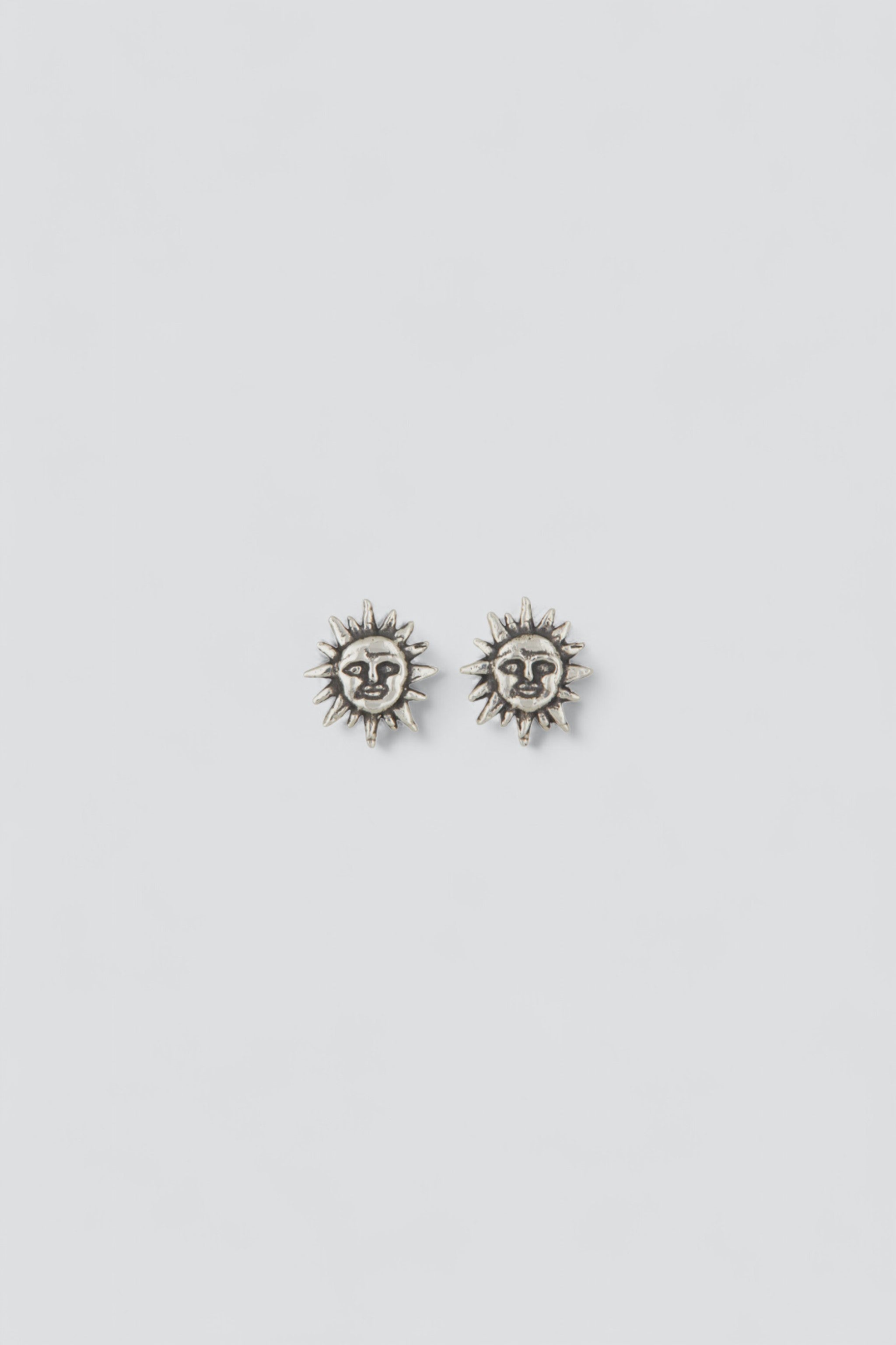 Silver Mini Soleil Stud