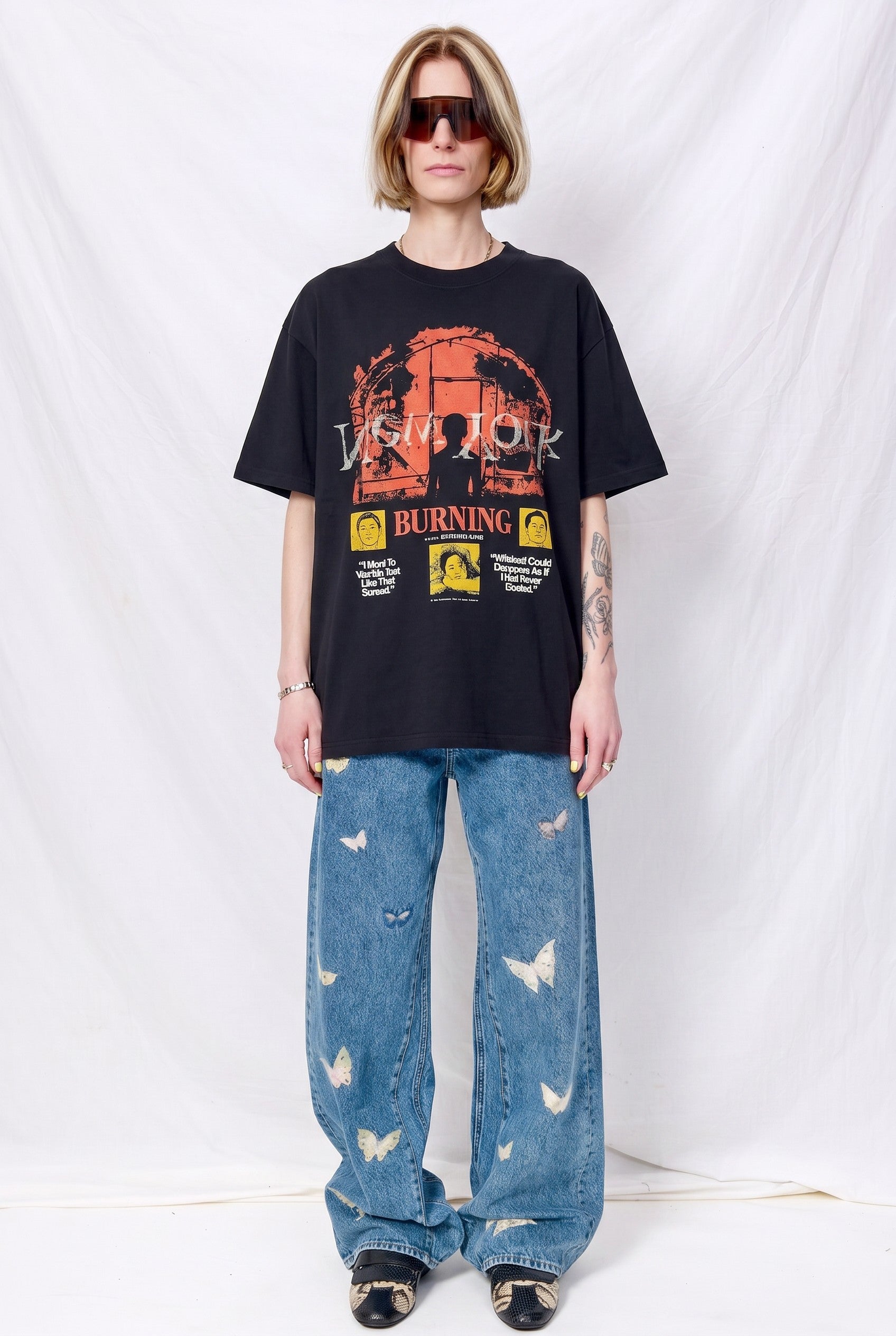 Mixed New York Logo 9 T-Shirt