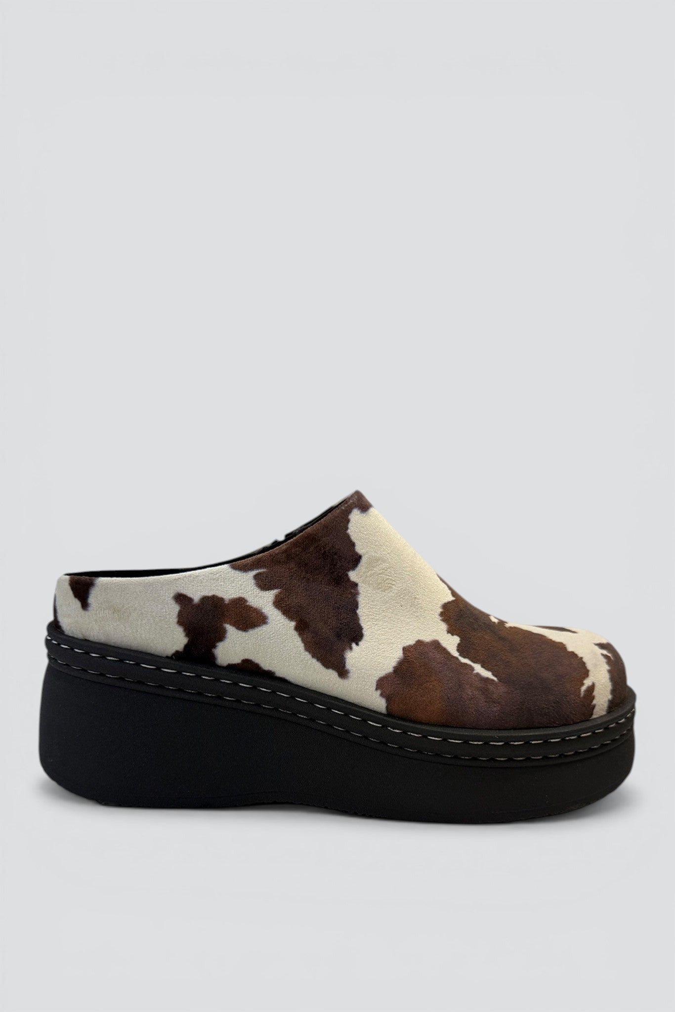 Multi Kristi Cow Print Mules
