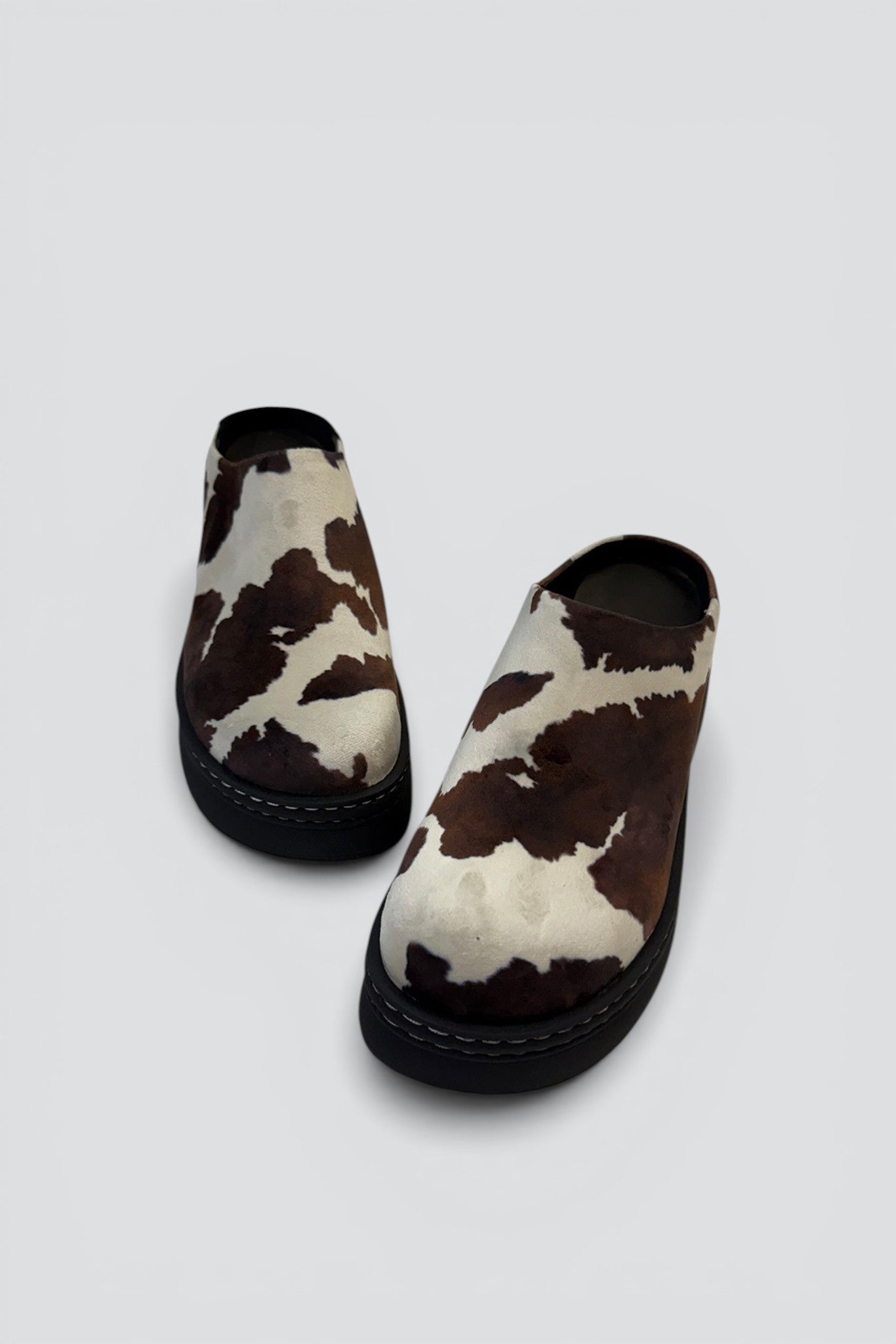 Multi Kristi Cow Print Mules
