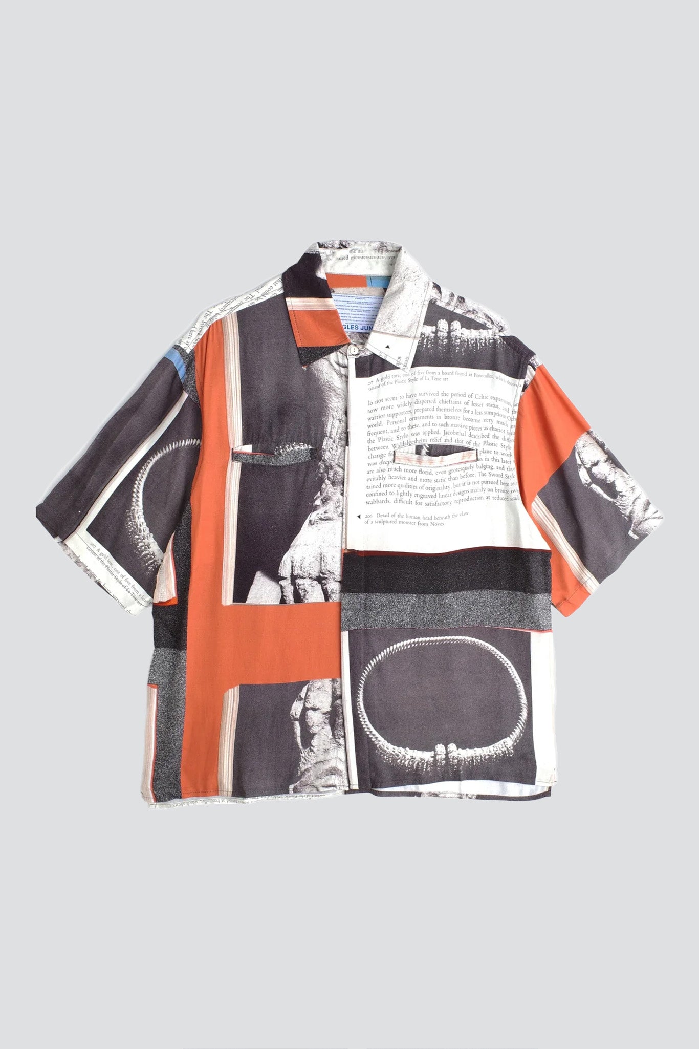 Multi Prehistoric Button Up