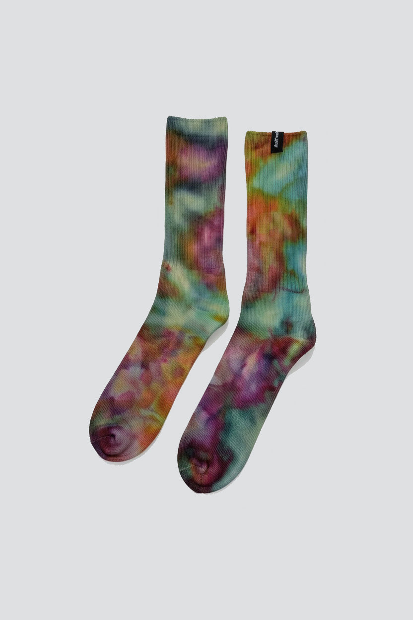 Bamboo Multi Tie Dye Sock