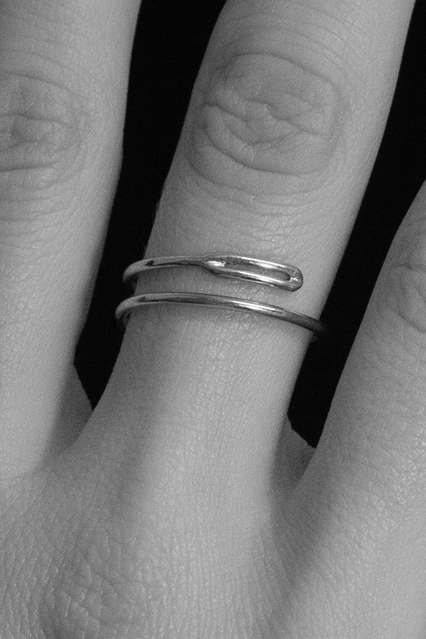 14K Gold Needle Ring
