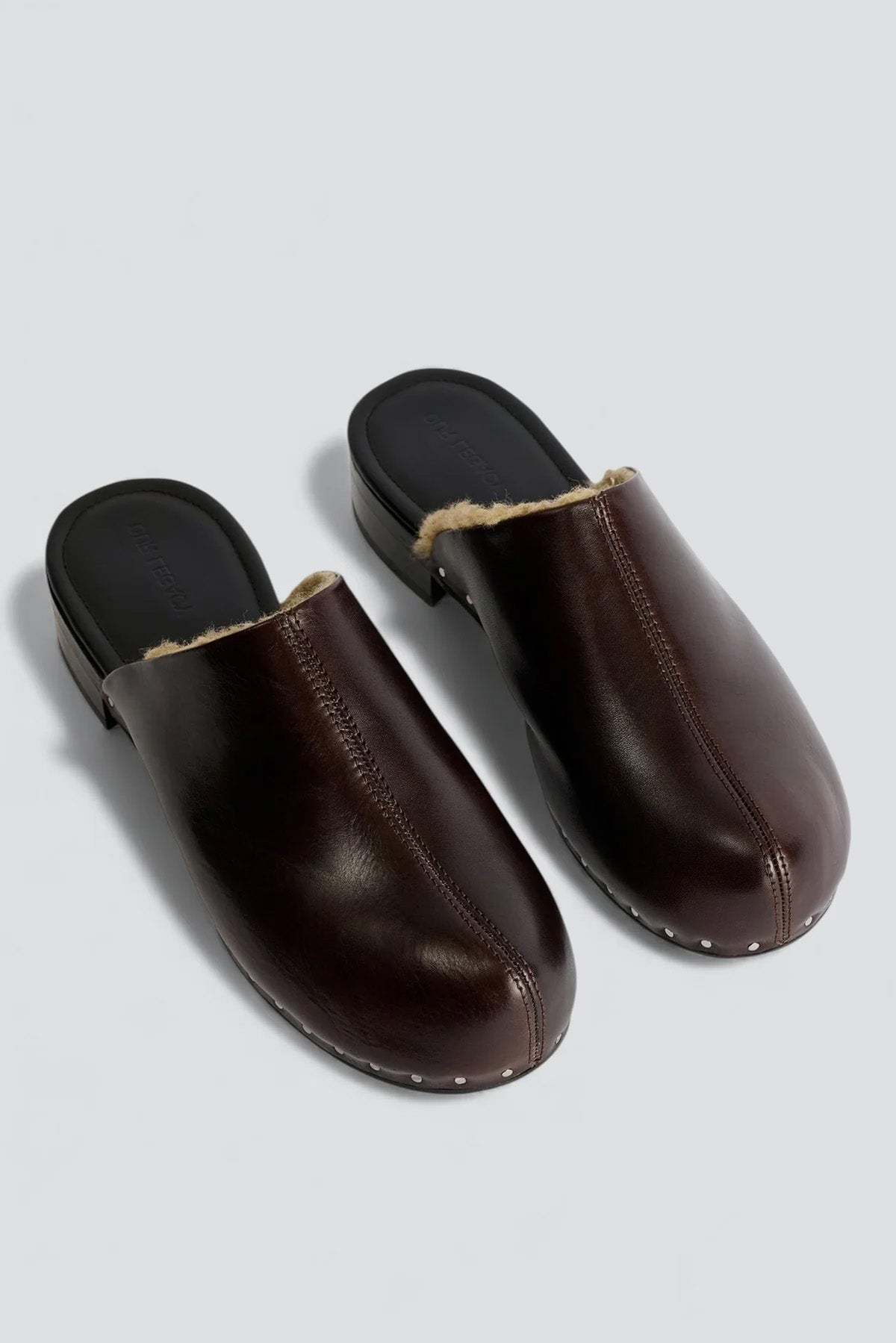 Deep Americano Leather Naoto Clog