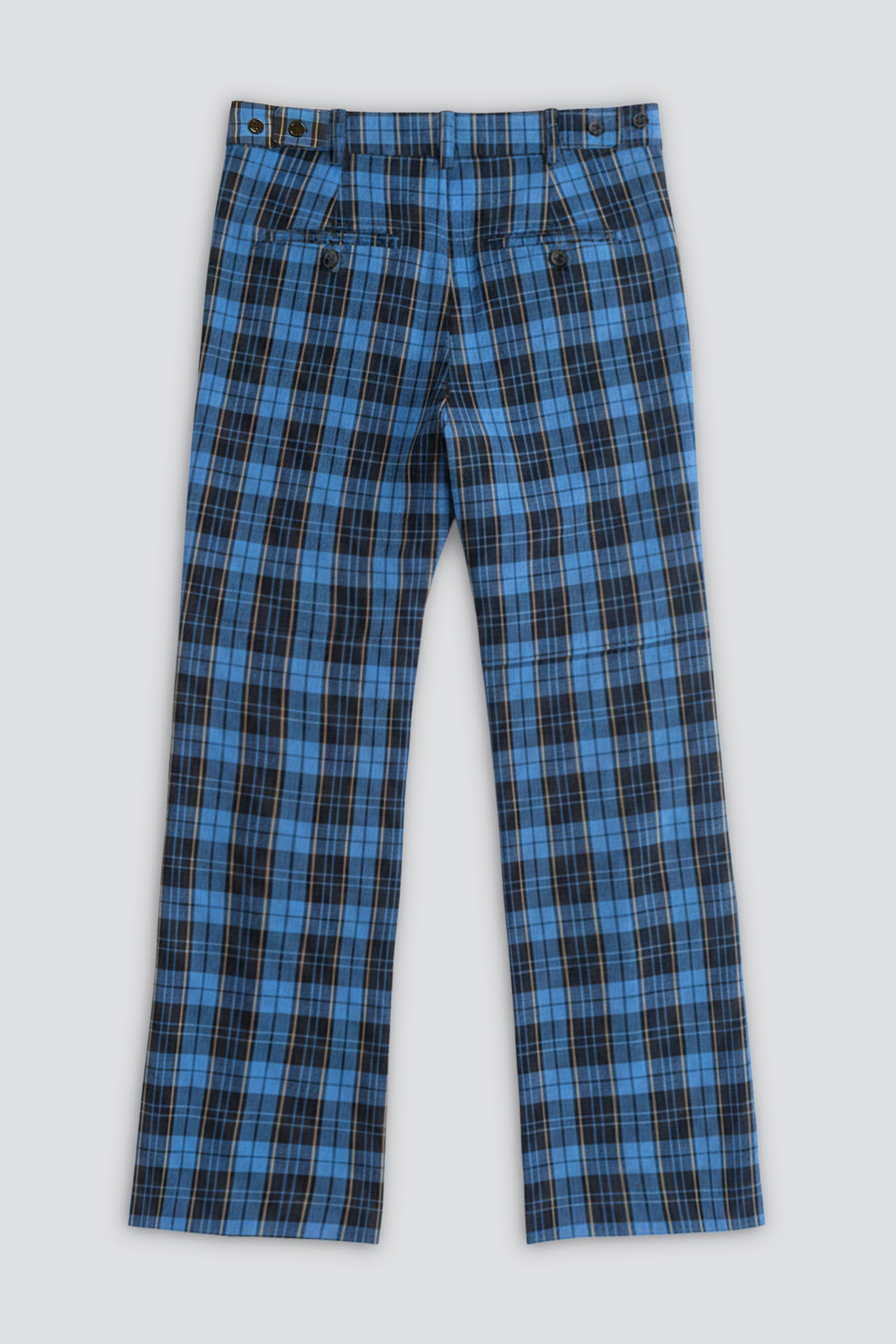 Navy Plaid Rare Trouser