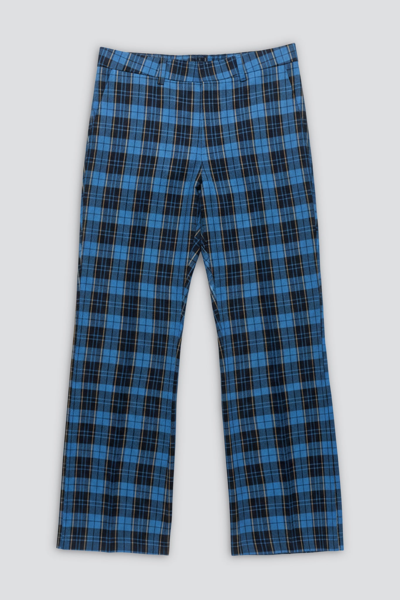 Navy Plaid Rare Trouser