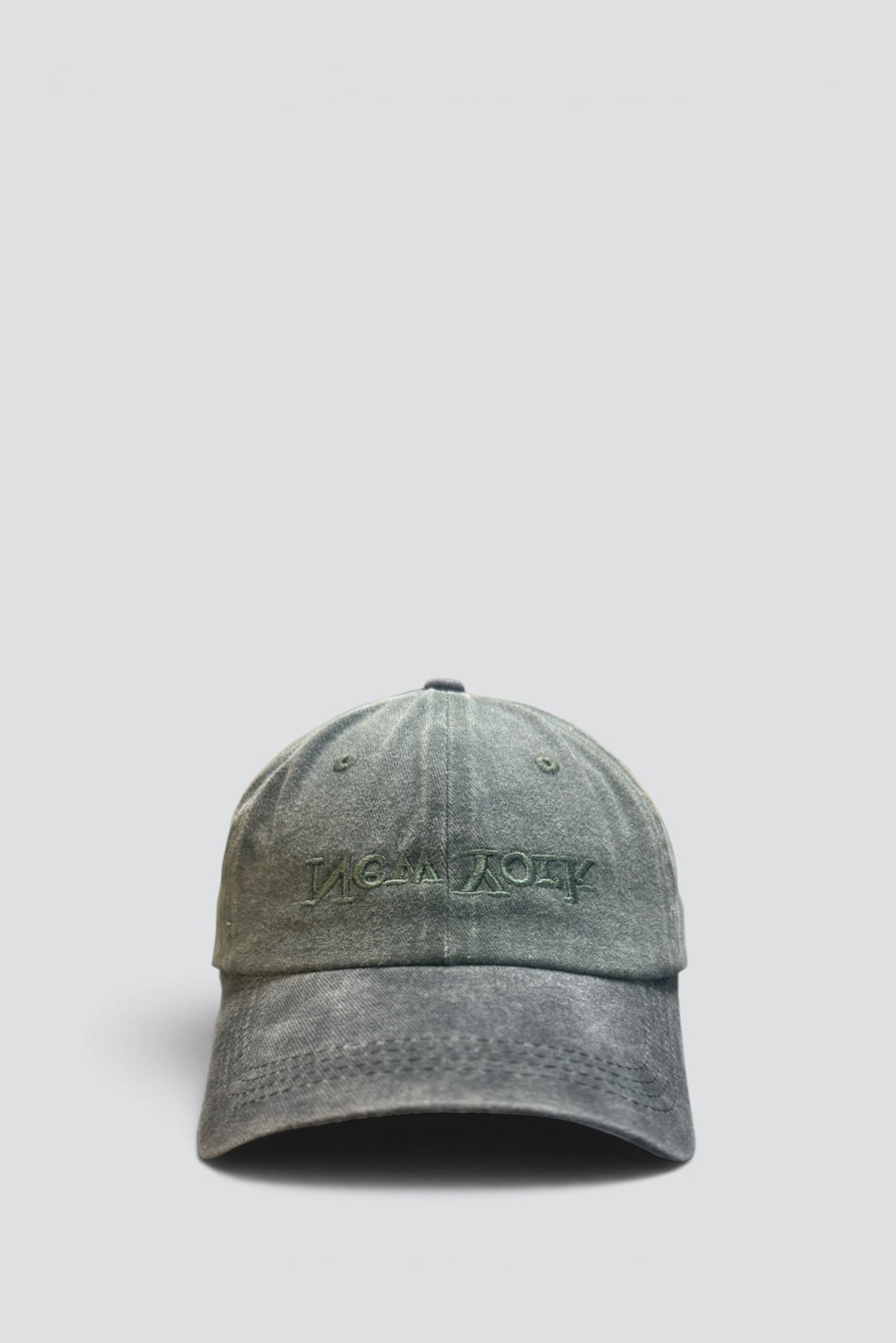 New York Embroidered Hat - Army Green/Black