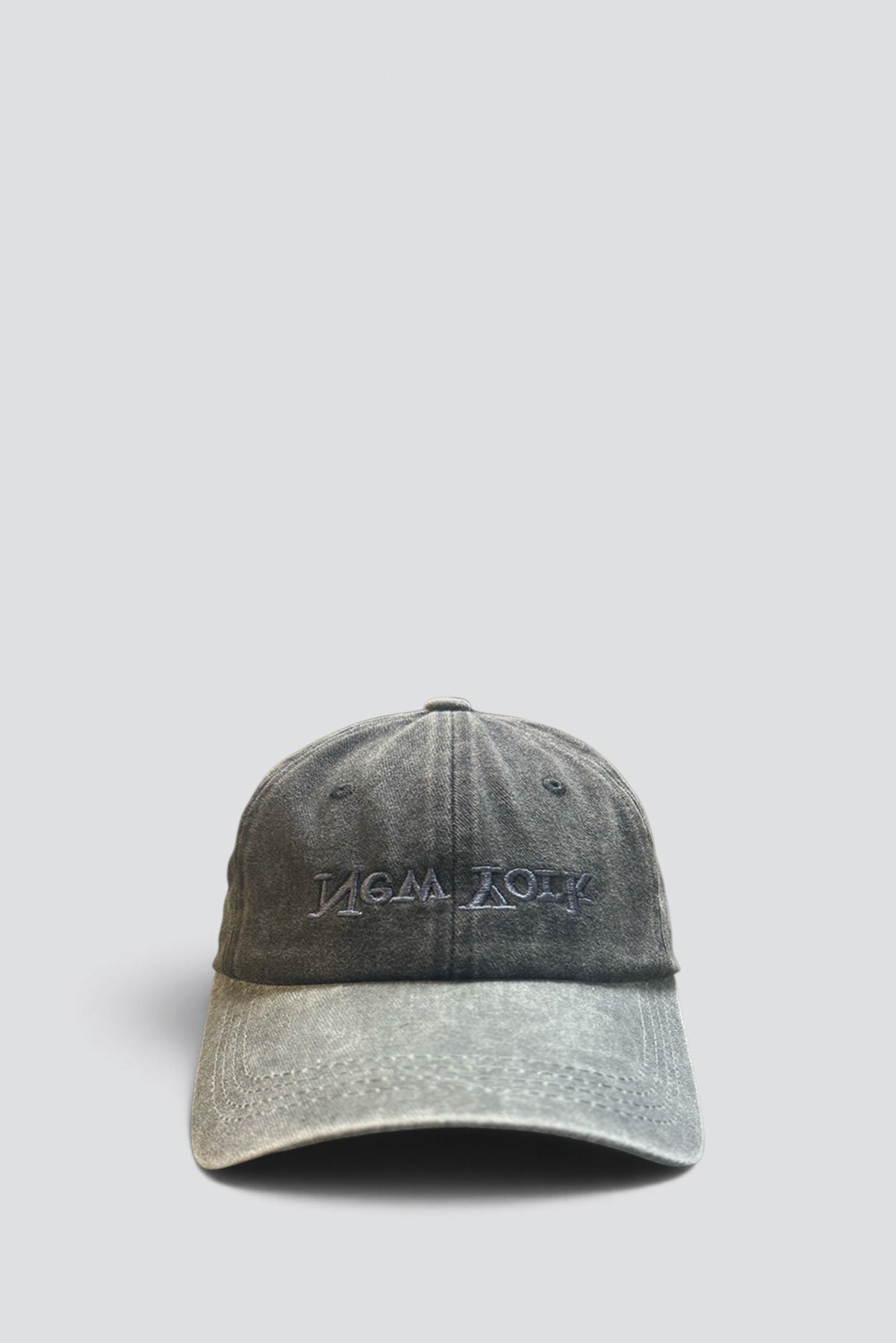 New York Embroidered Hat - Black/Grey