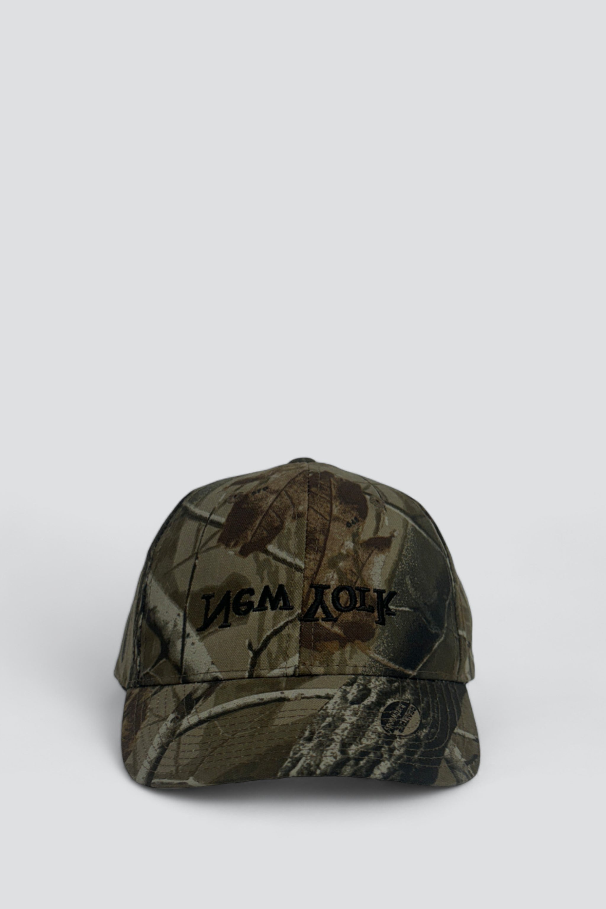 New York Embroidered Hat - Hunter Camo/Black