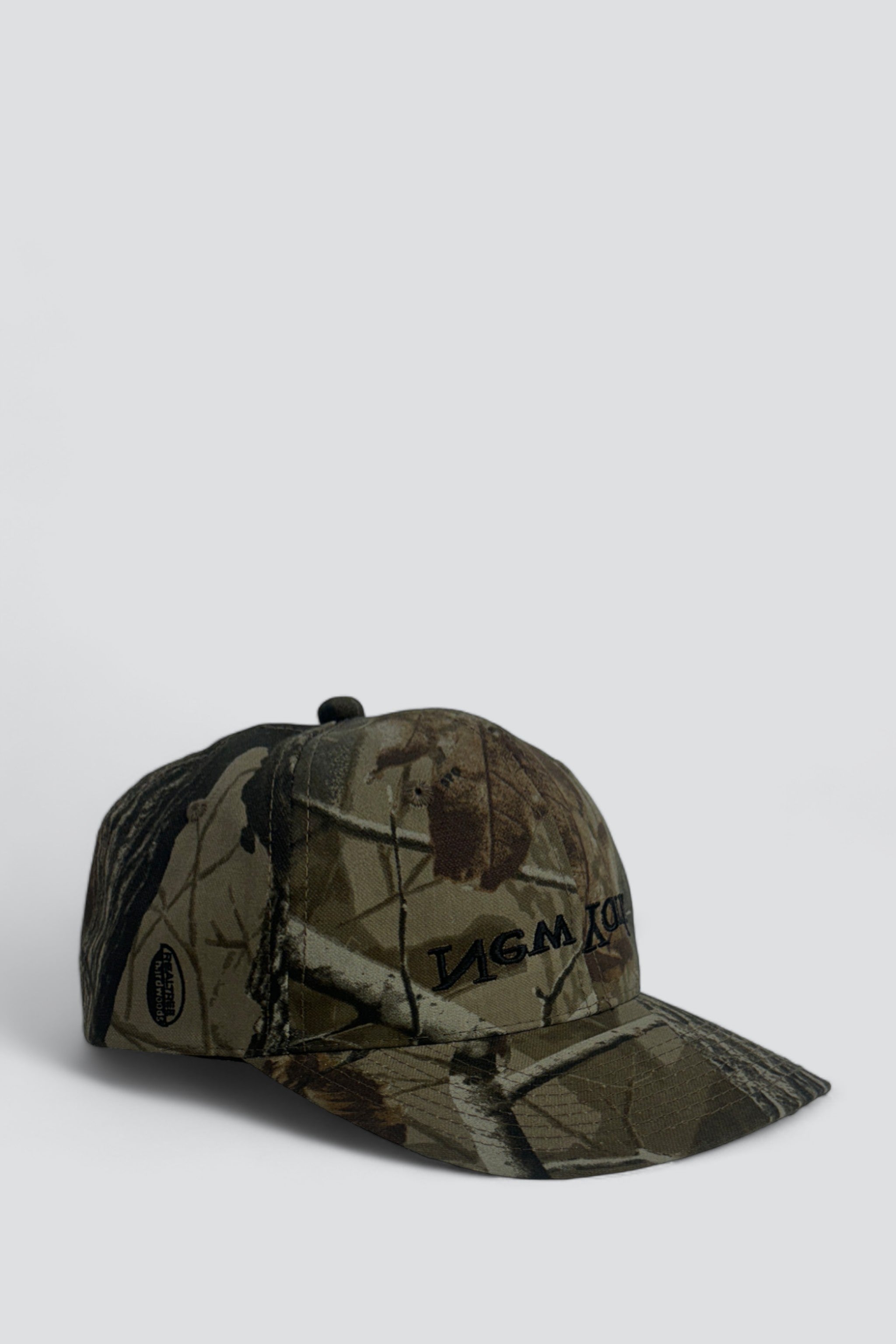 New York Embroidered Hat - Hunter Camo/Black