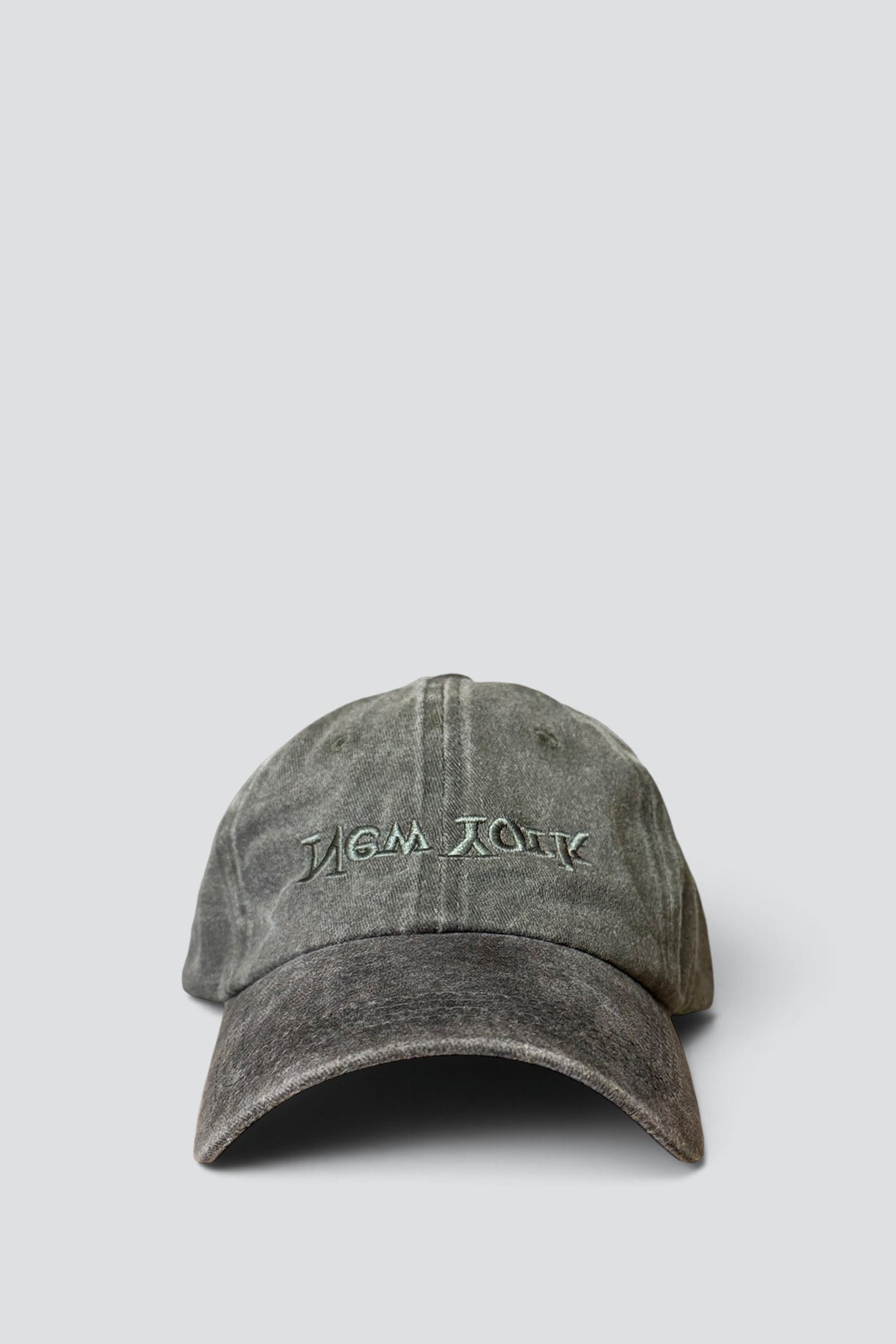 New York Embroidered Hat - Army Green/Black