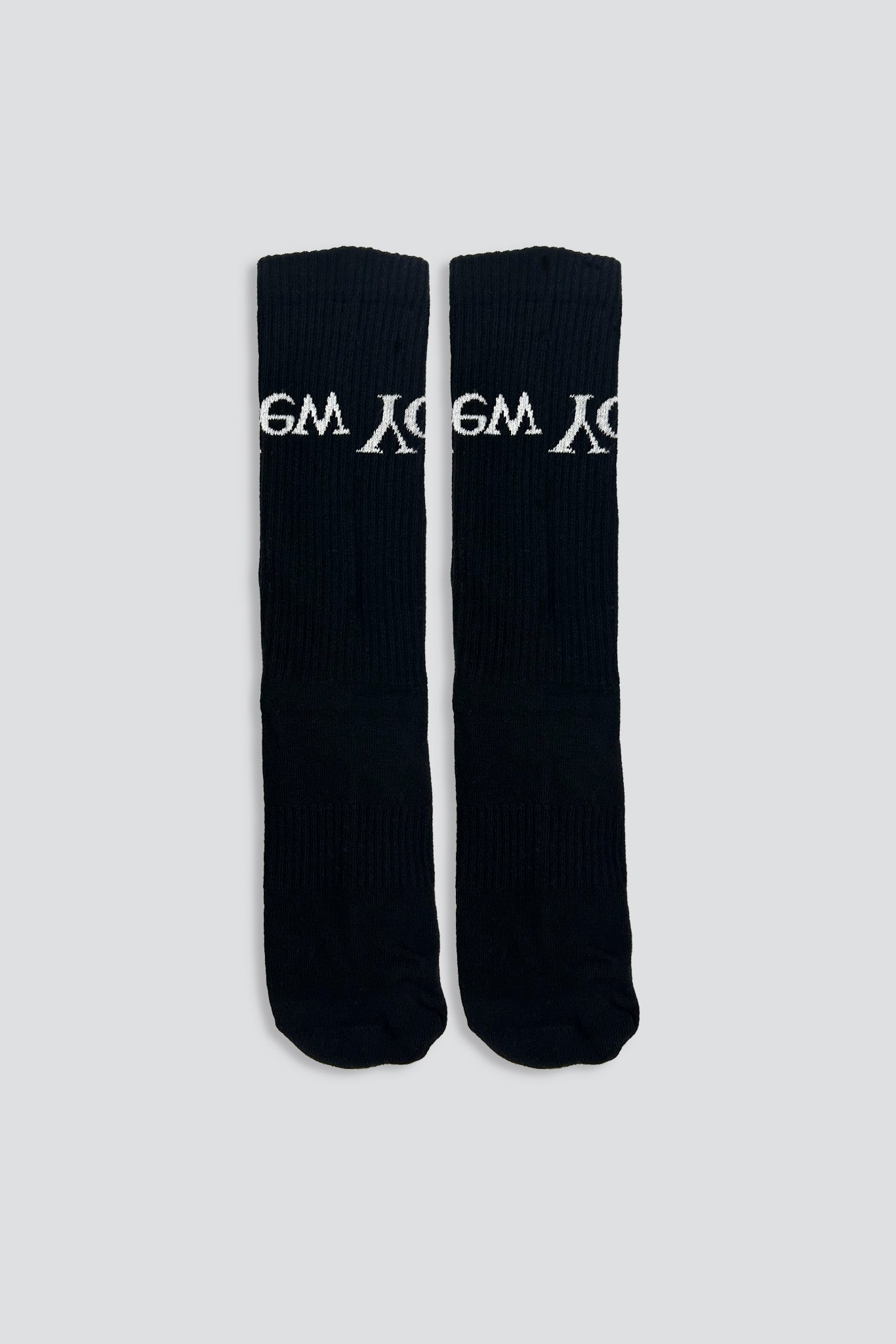 Black New York Logo Socks