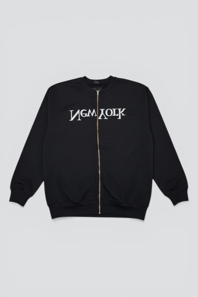 New York Logo Zip Sweatshirt